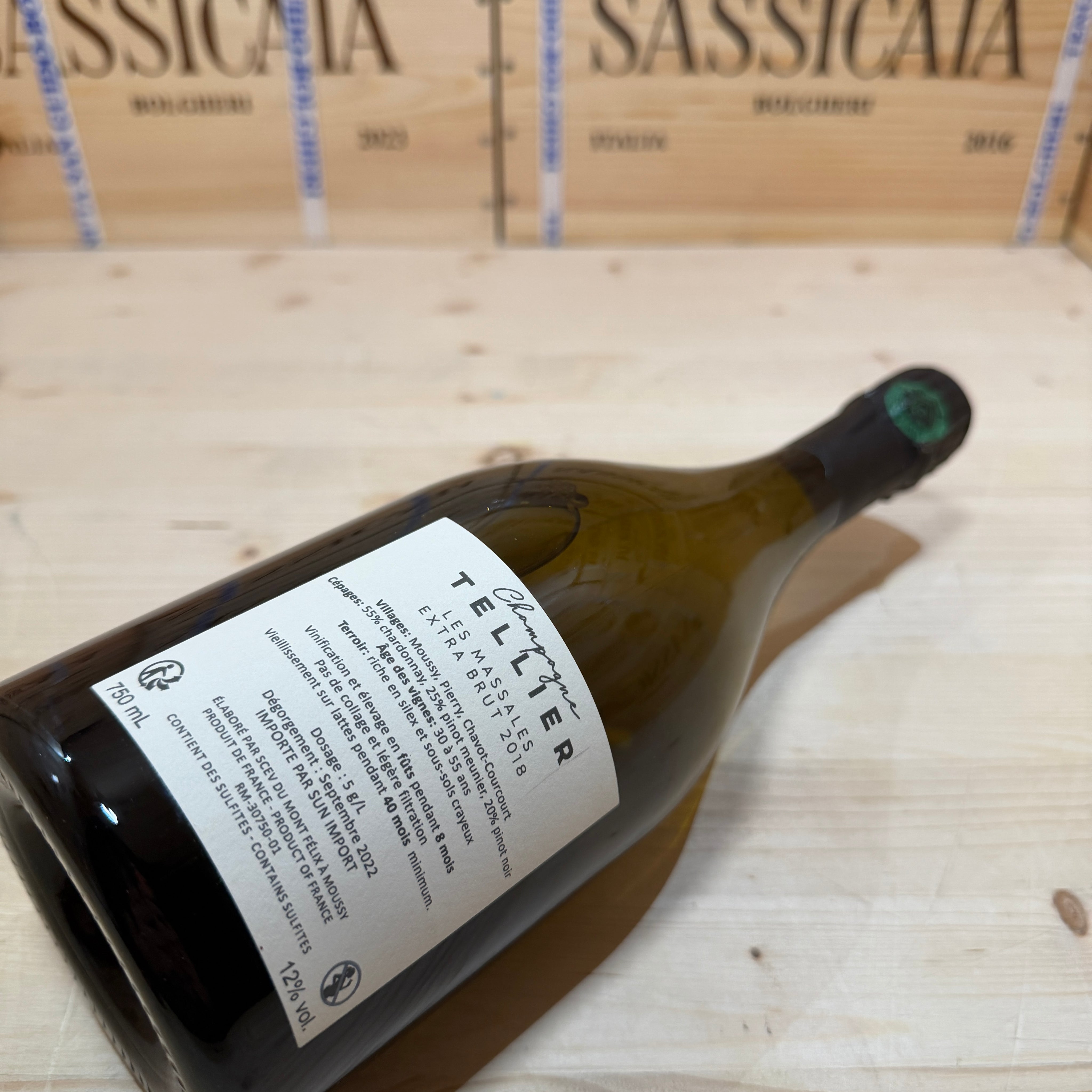 Champagne Tellier Les Massales 2018 Extra Brut - Deg. 09/2022
