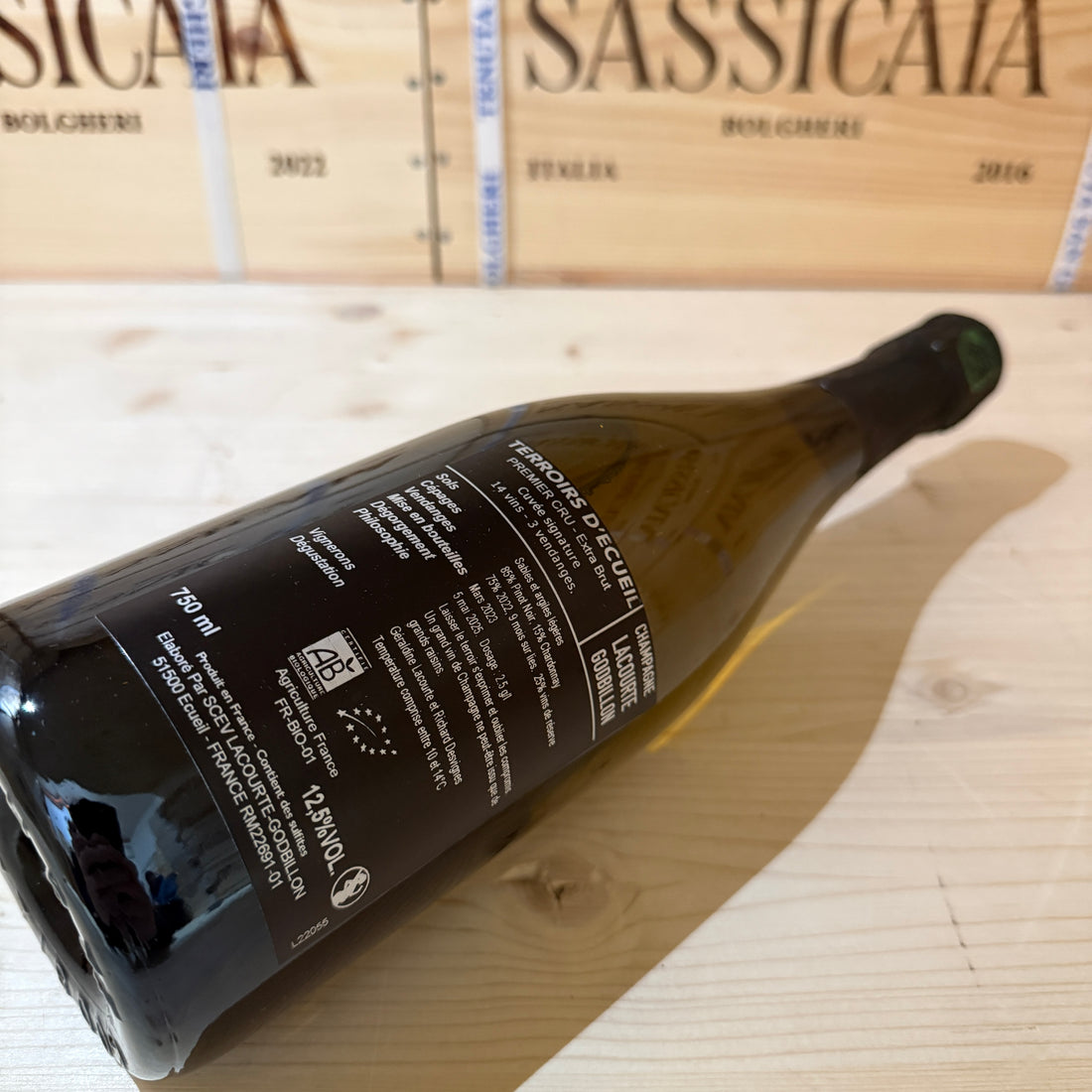 Champagne Terroirs D'Ecueil Lacourte Godbillon V22