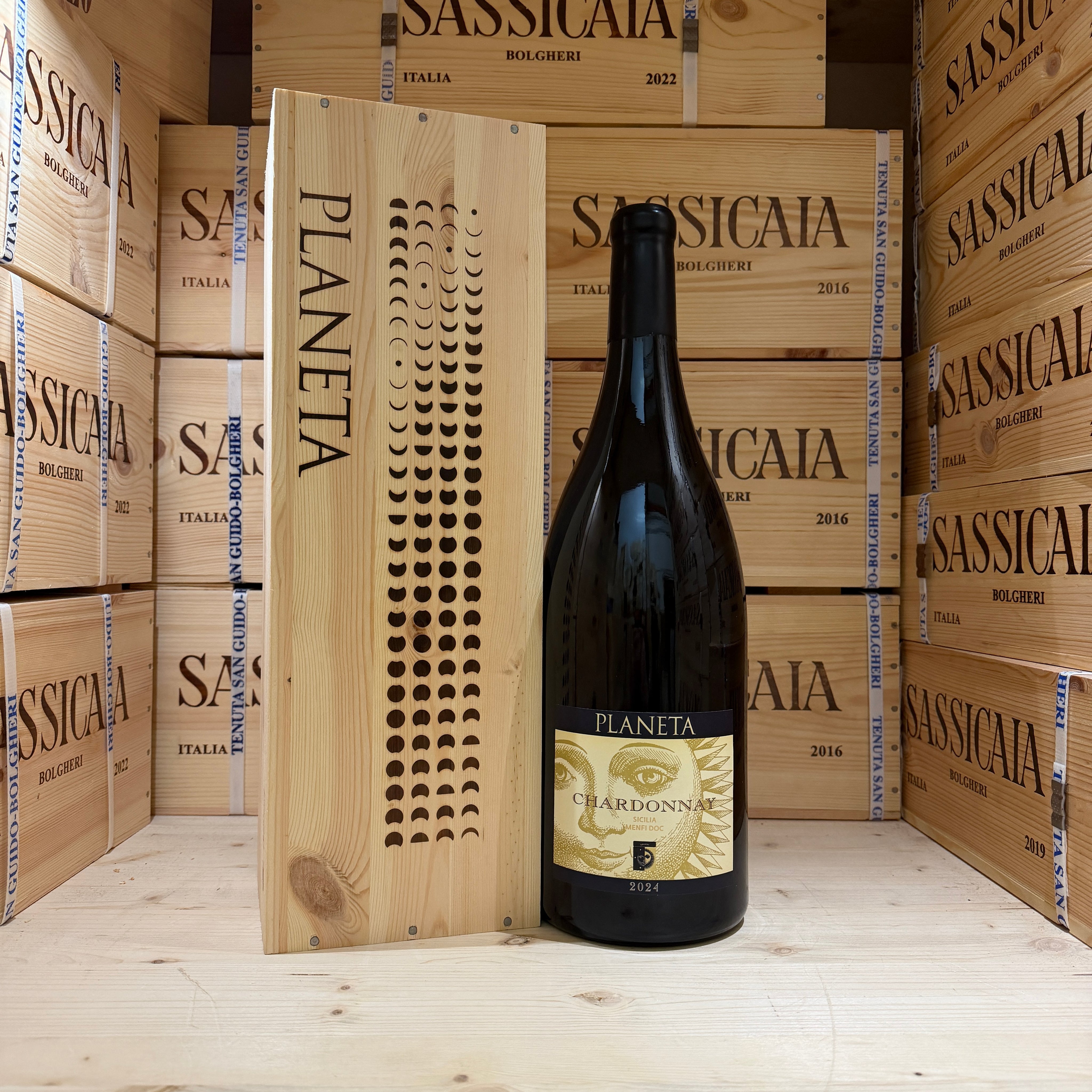 Chardonnay 2024 Jeroboam Planeta Menfi DOC - in Cassa Legno