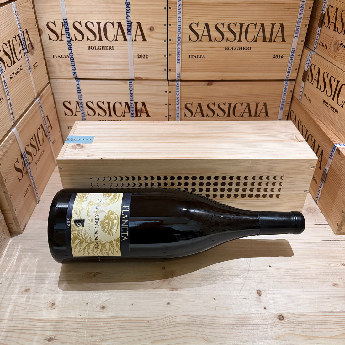 Chardonnay 2024 Jeroboam Planeta Menfi DOC - in Cassa Legno