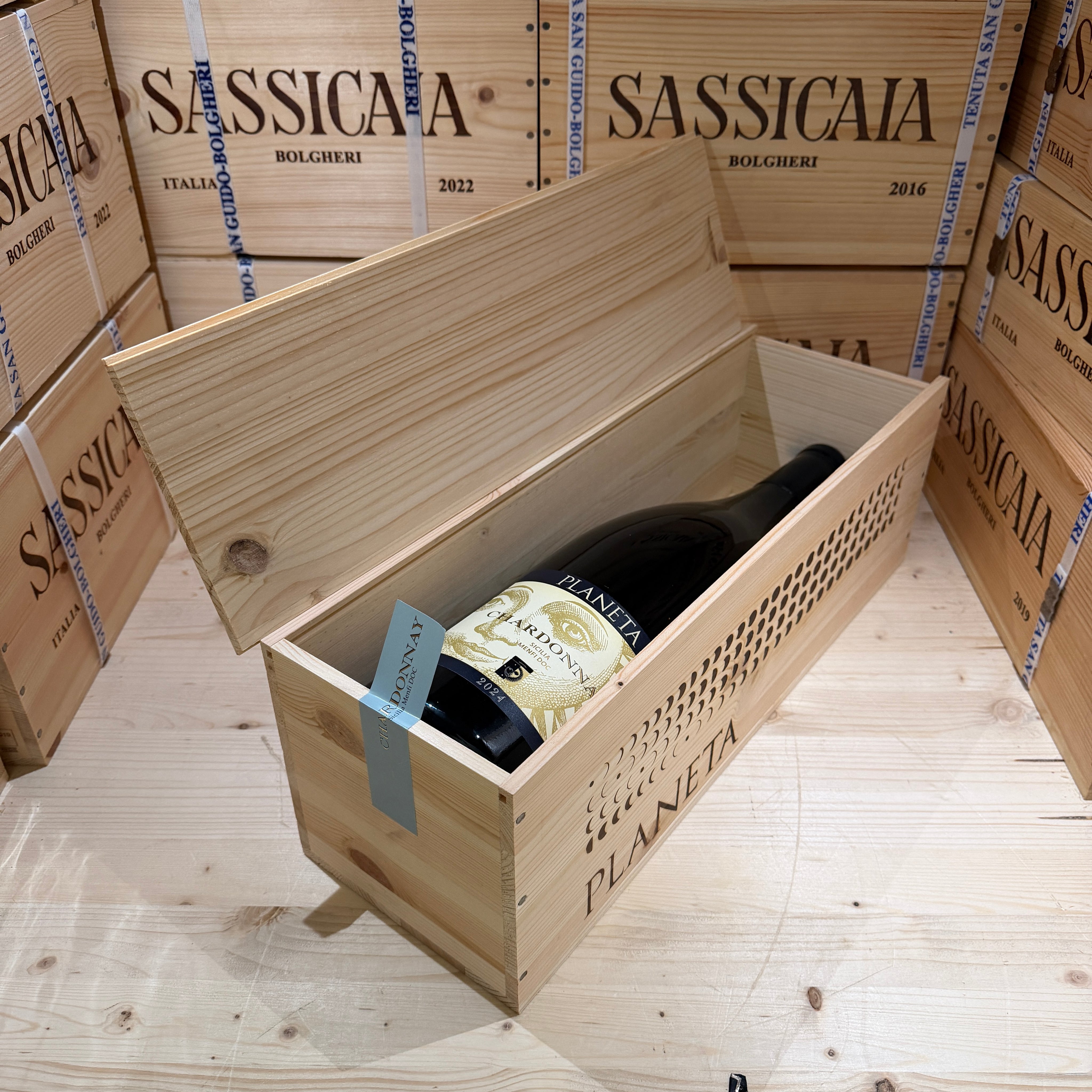 Chardonnay 2024 Jeroboam Planeta Menfi DOC - in Cassa Legno