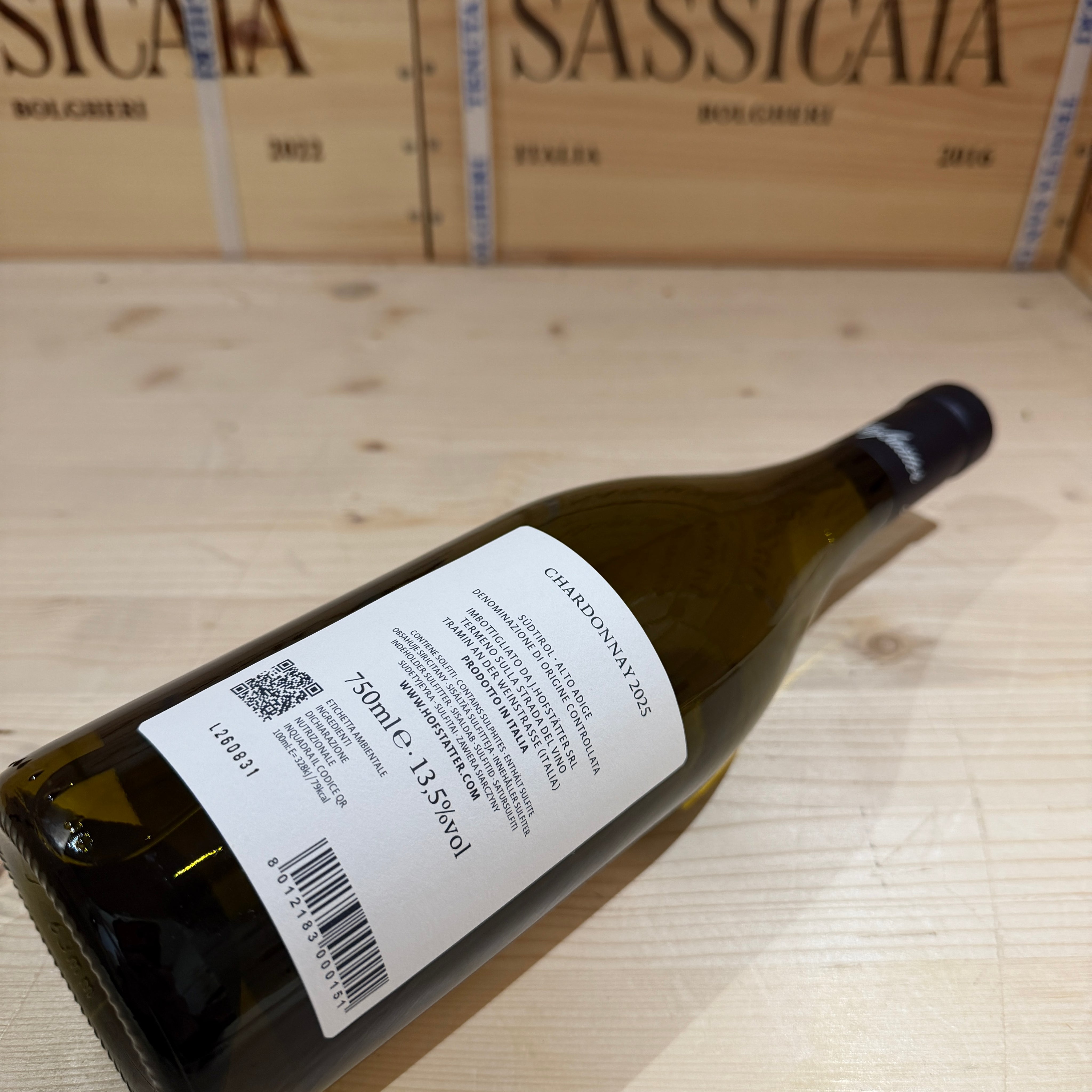 Chardonnay 2025 Hofstatter Alto Adige DOC