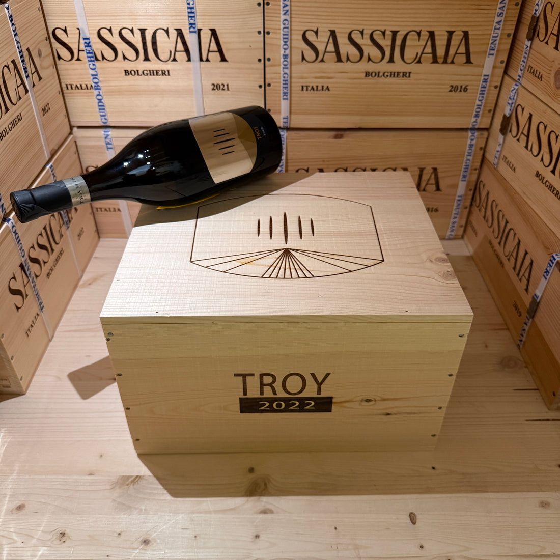 Chardonnay Riserva Troy 2022 Tramin - Cassa Legno 6 Bottiglie