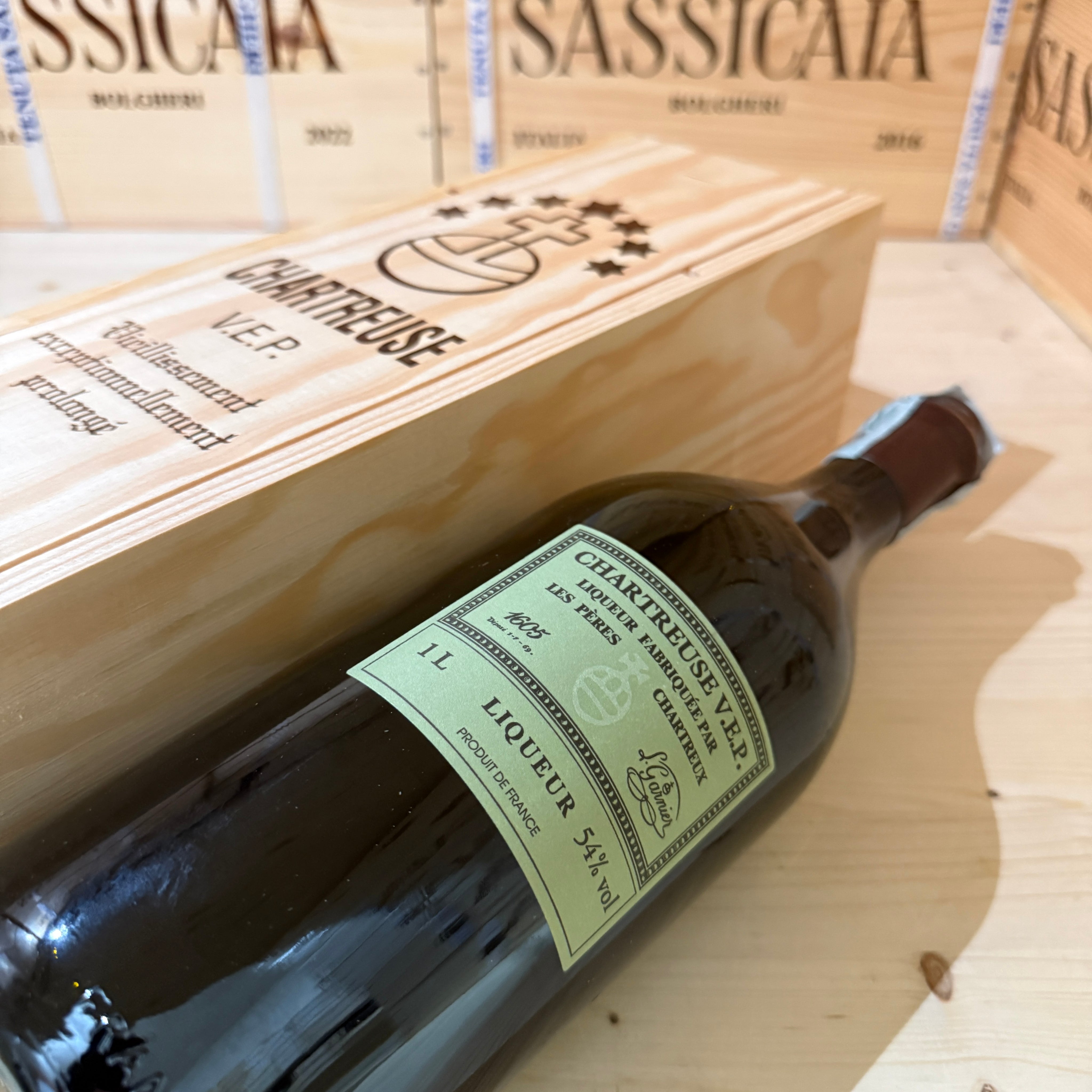 Chartreuse VEP Verte Release 2025 - 100 cl. 54° In Cassa Legno