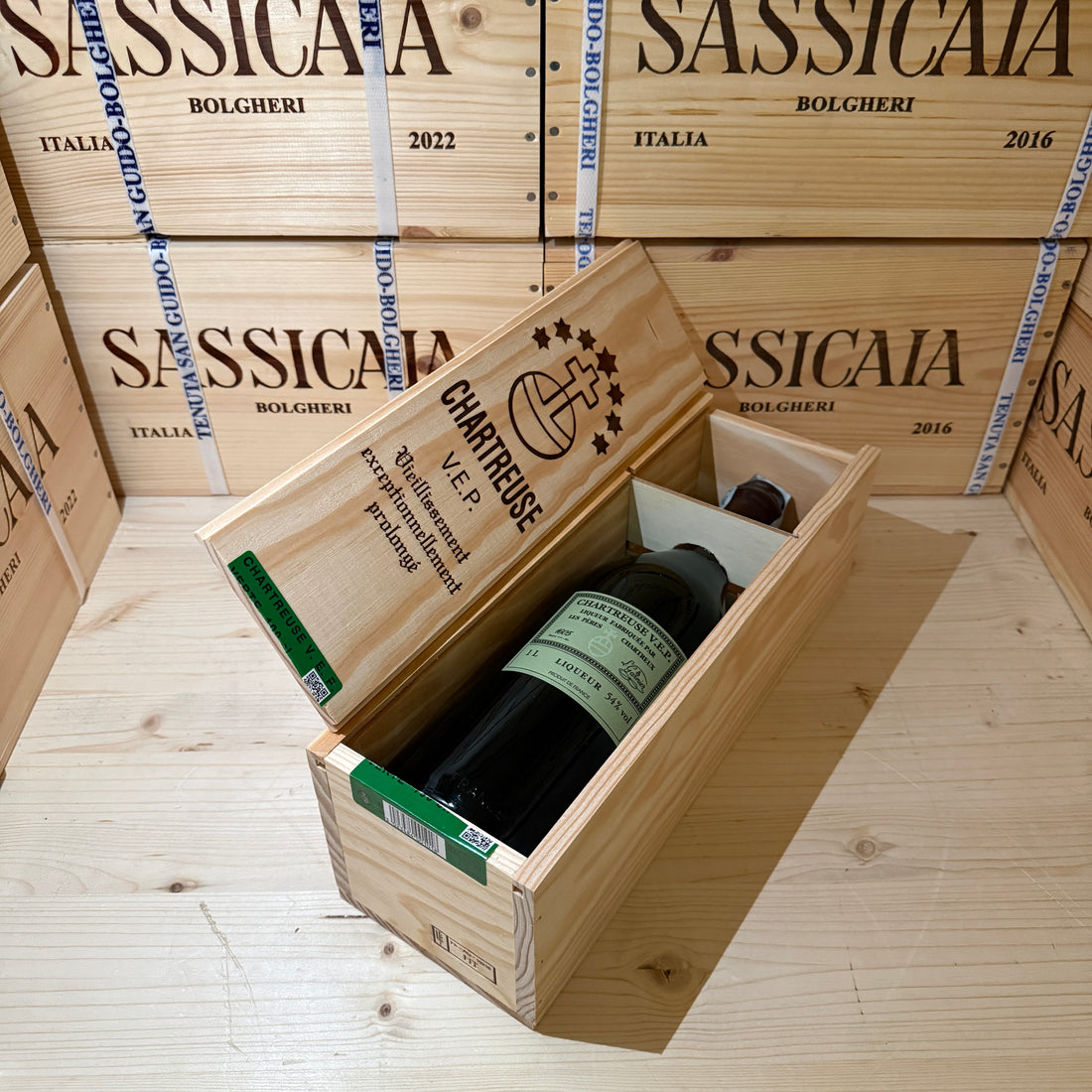 Chartreuse VEP Verte Release 2025 - 100 cl. 54° In Cassa Legno