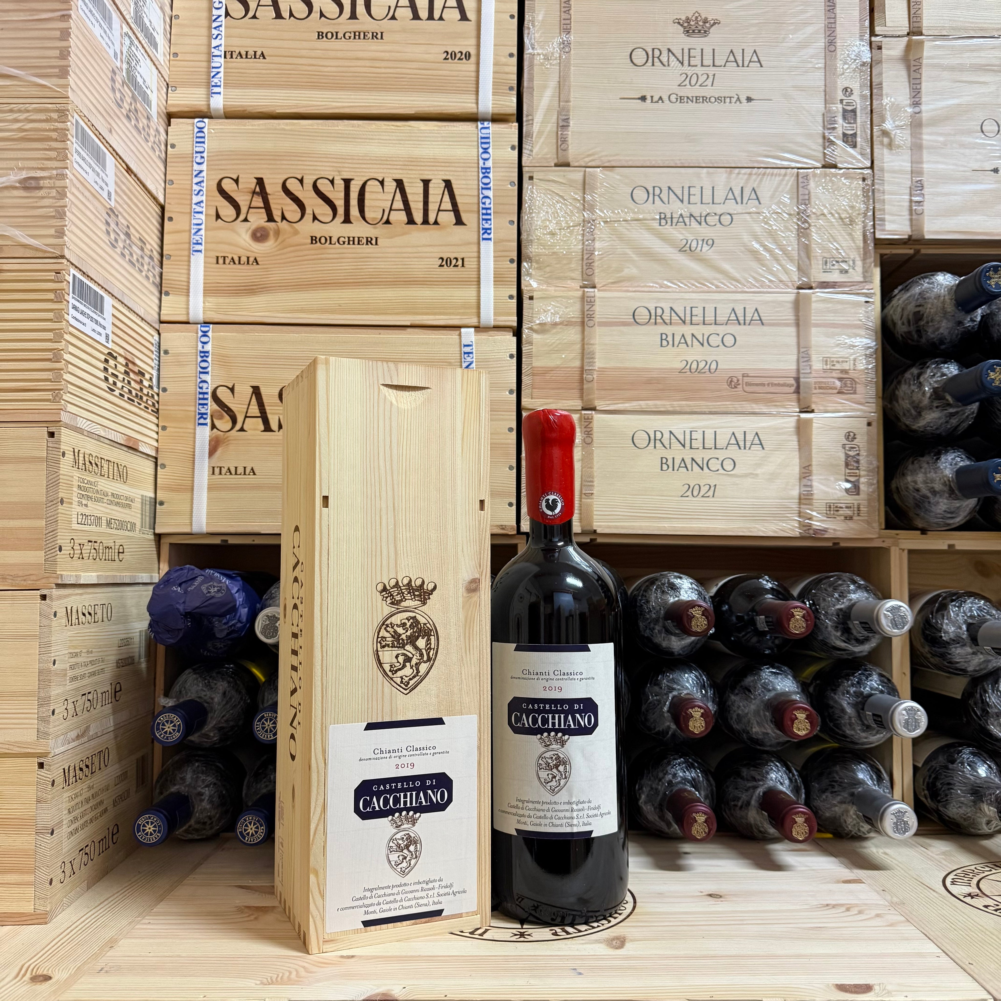 Chianti Classico 2019 Magnum Castello di Cacchiano - in Cassa Legno