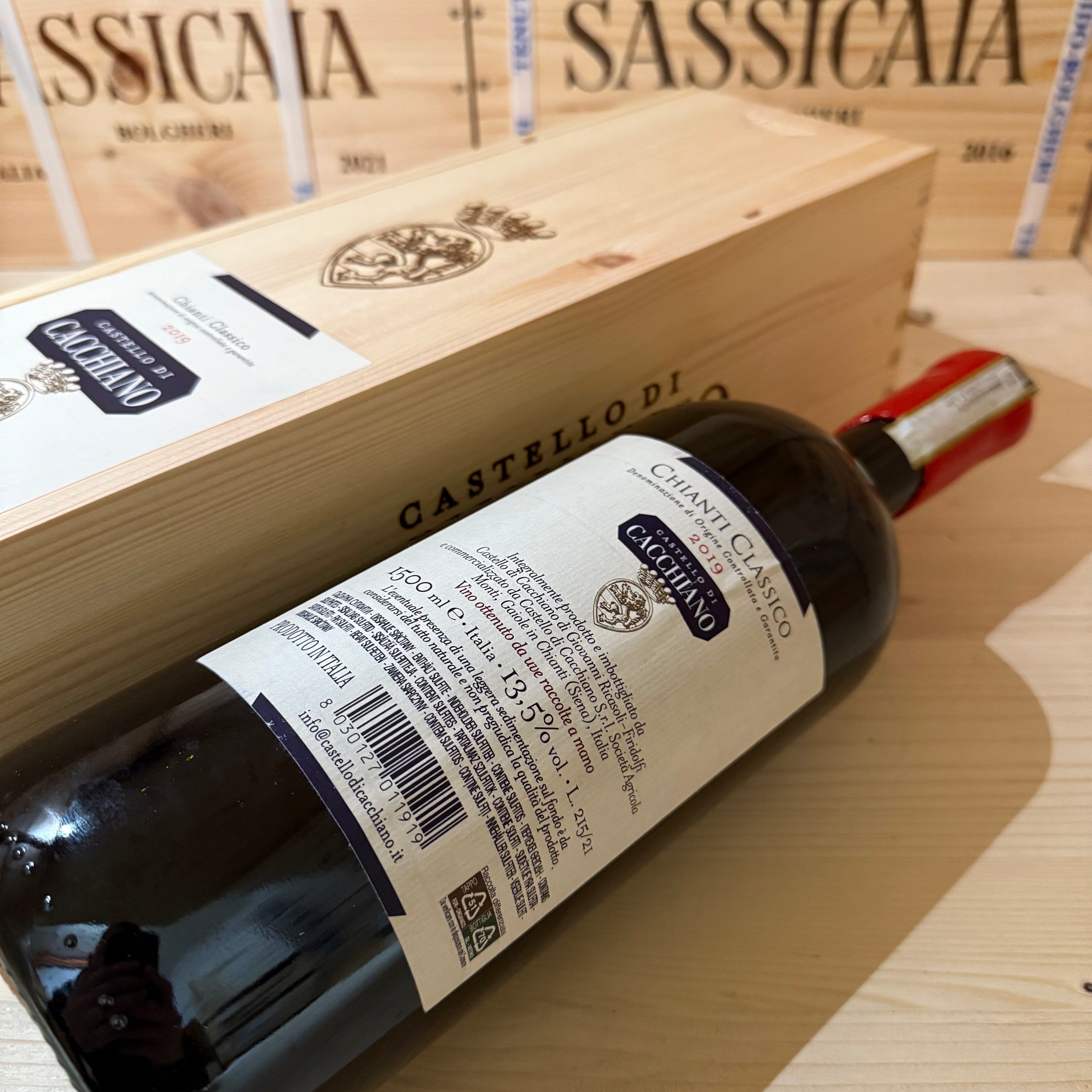 Chianti Classico 2019 Magnum Castello di Cacchiano - in Cassa Legno