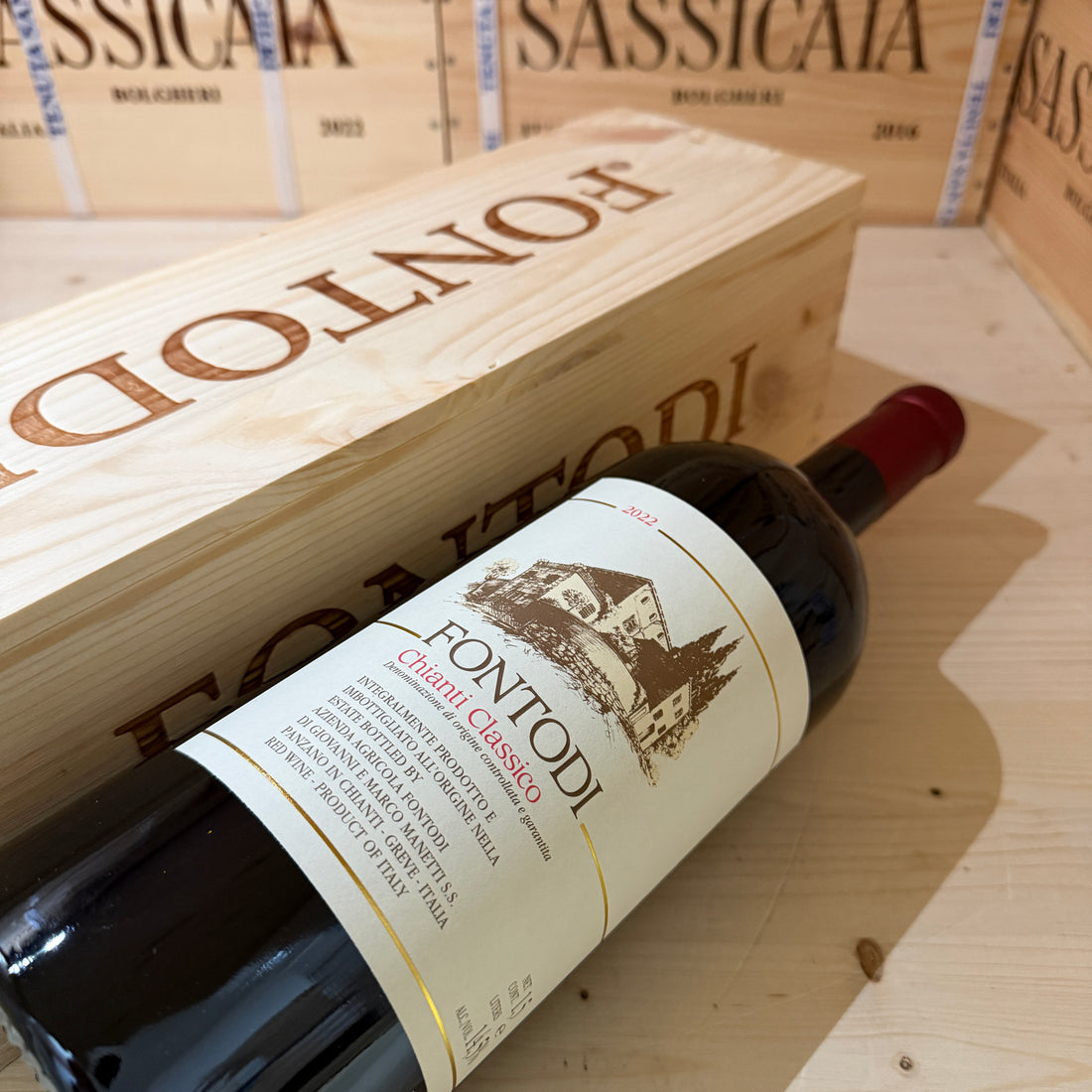 Chianti Classico Fontodi 2022 Magnum - in Cassa Legno