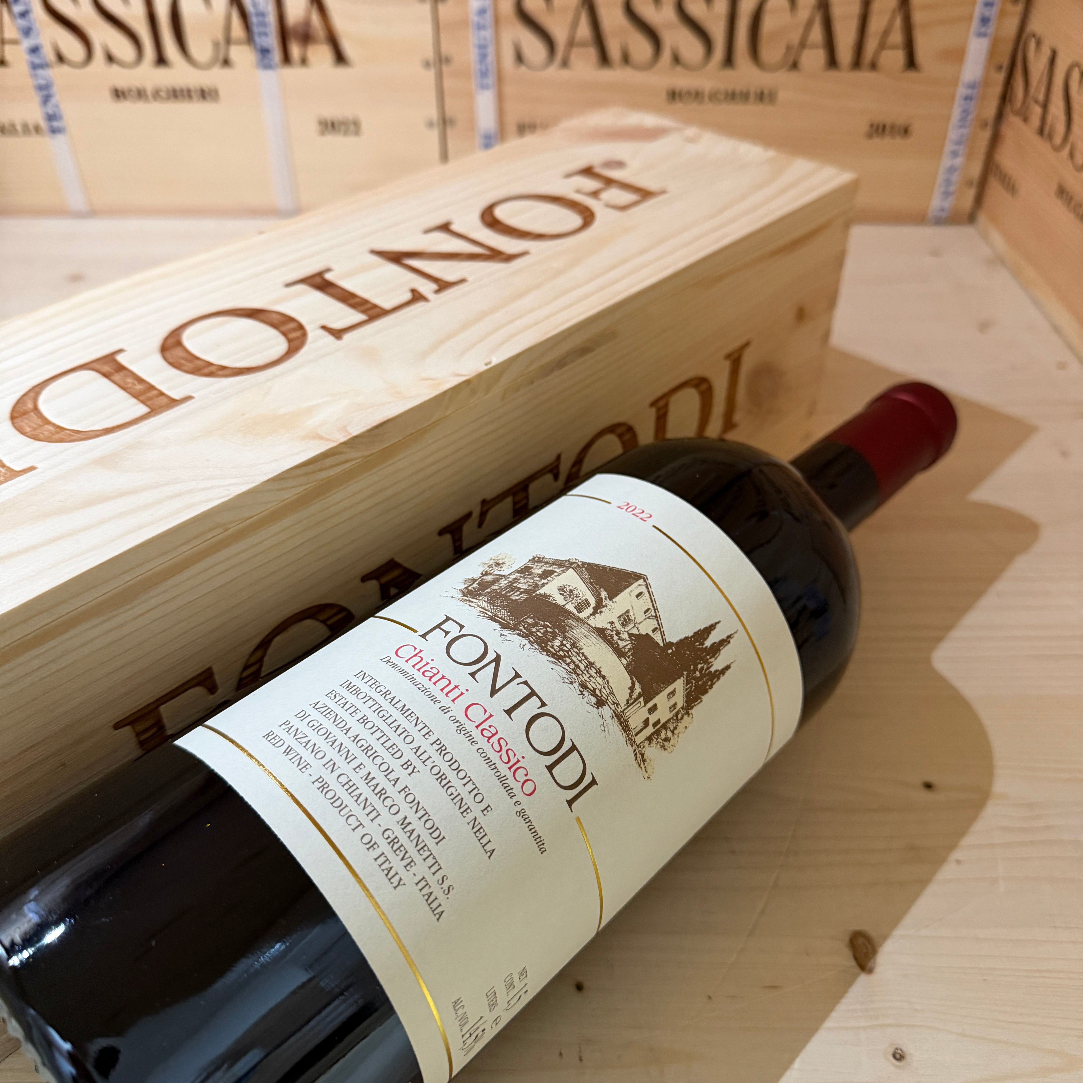 Chianti Classico Fontodi 2022 Magnum - in Cassa Legno