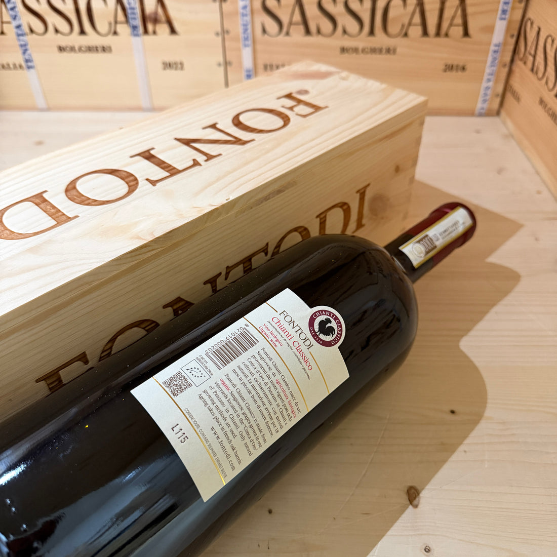 Chianti Classico Fontodi 2022 Magnum - in Cassa Legno