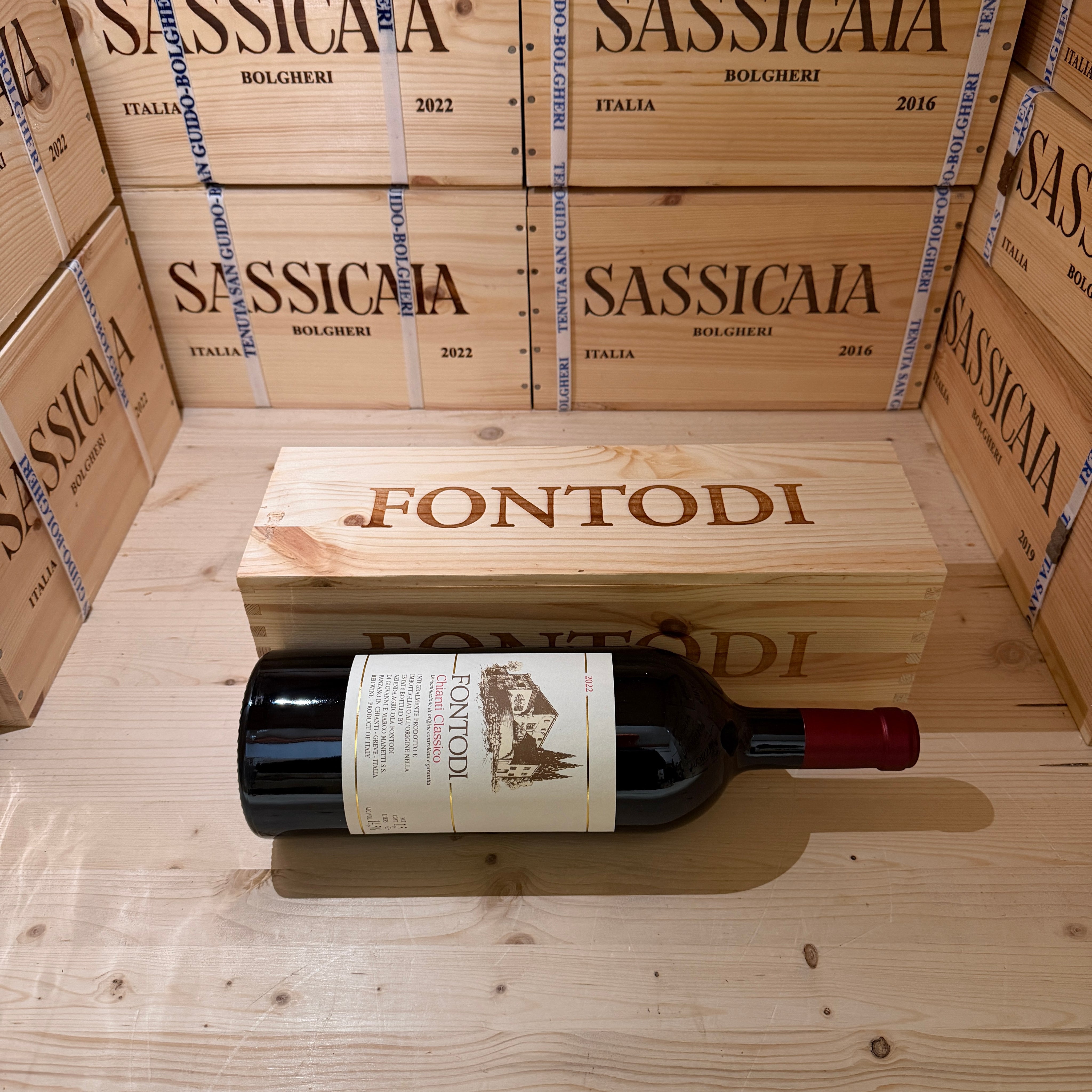 Chianti Classico Fontodi 2022 Magnum - in Cassa Legno