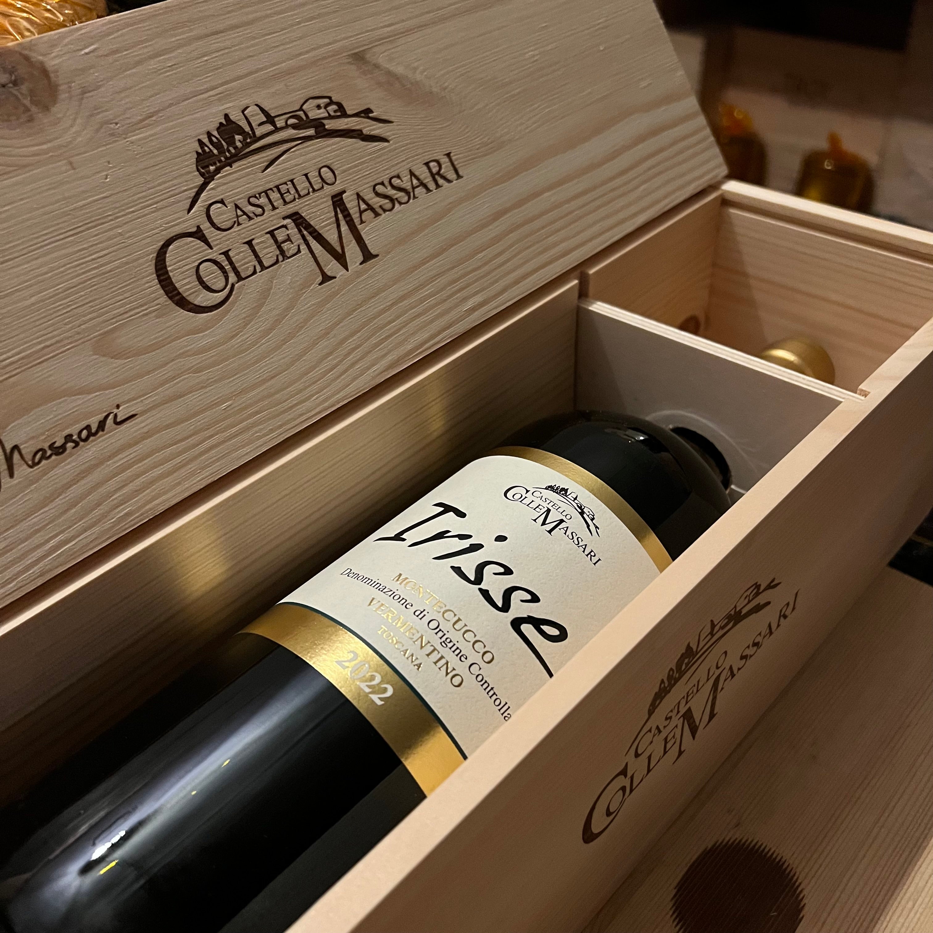 ColleMassari Irisse 2022 Magnum Montecucco Vermentino DOC - in Cassa Legno
