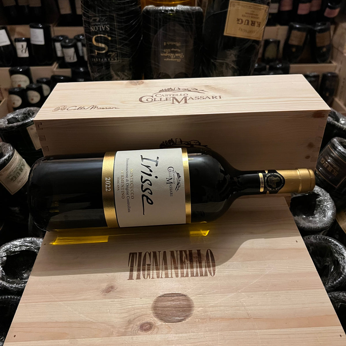 ColleMassari Irisse 2022 Magnum Montecucco Vermentino DOC - in Cassa Legno