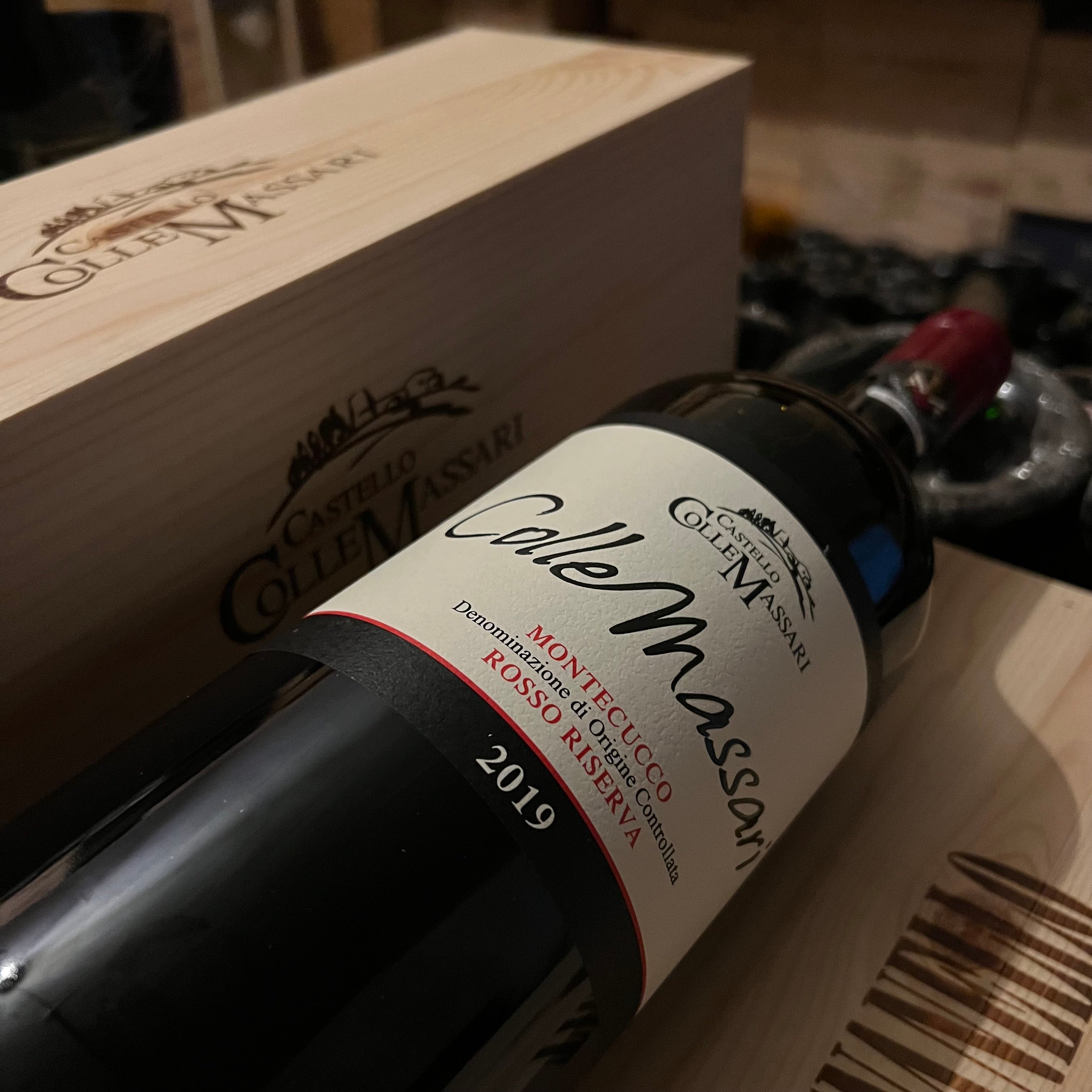 ColleMassari Montecucco Rosso Riserva 2019 Magnum in Cassa Legno