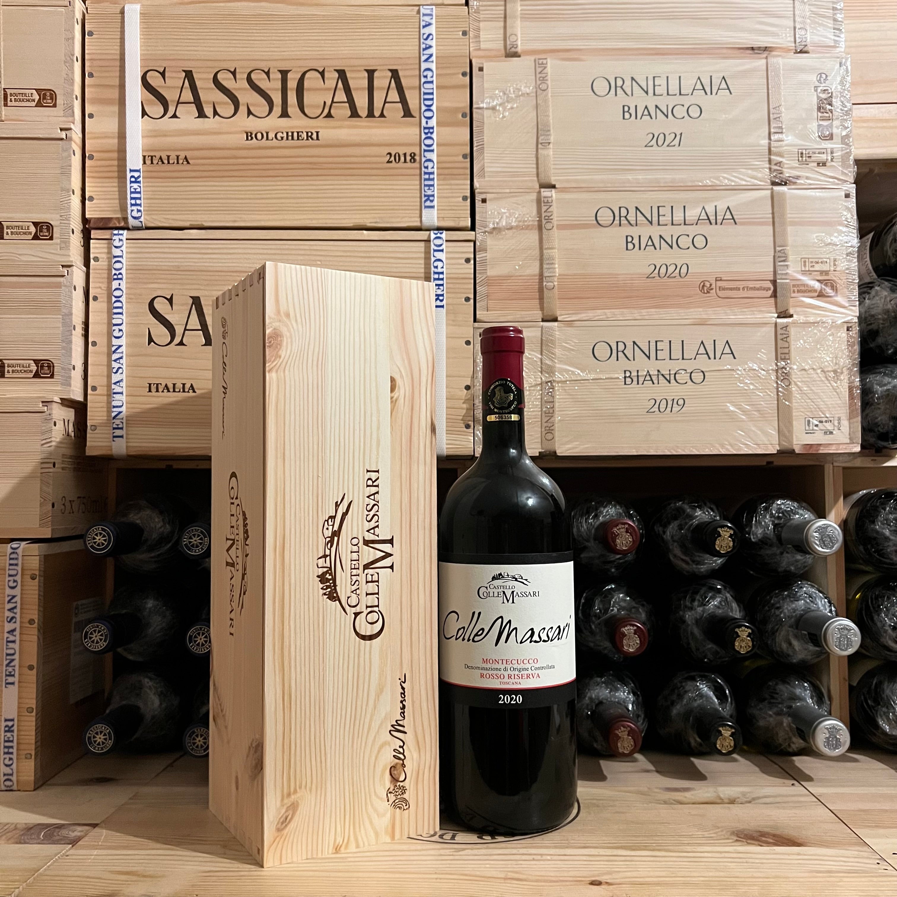 ColleMassari Montecucco Rosso Riserva 2020 Magnum in Cassa Legno