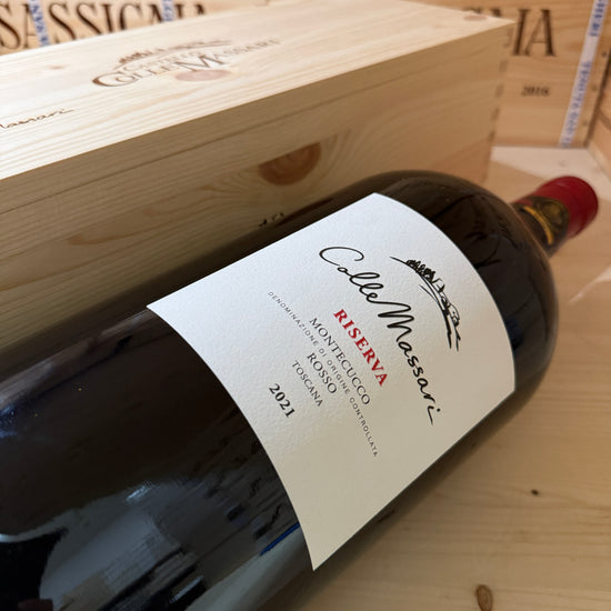 ColleMassari Montecucco Rosso Riserva 2021 Jeroboam - in Cassa Legno