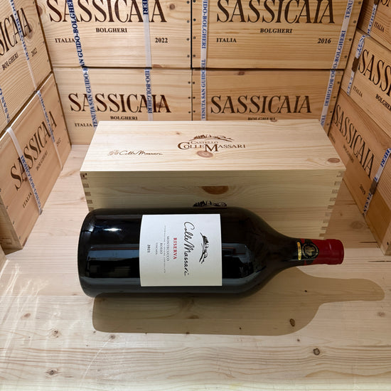 ColleMassari Montecucco Rosso Riserva 2021 Jeroboam - in Cassa Legno