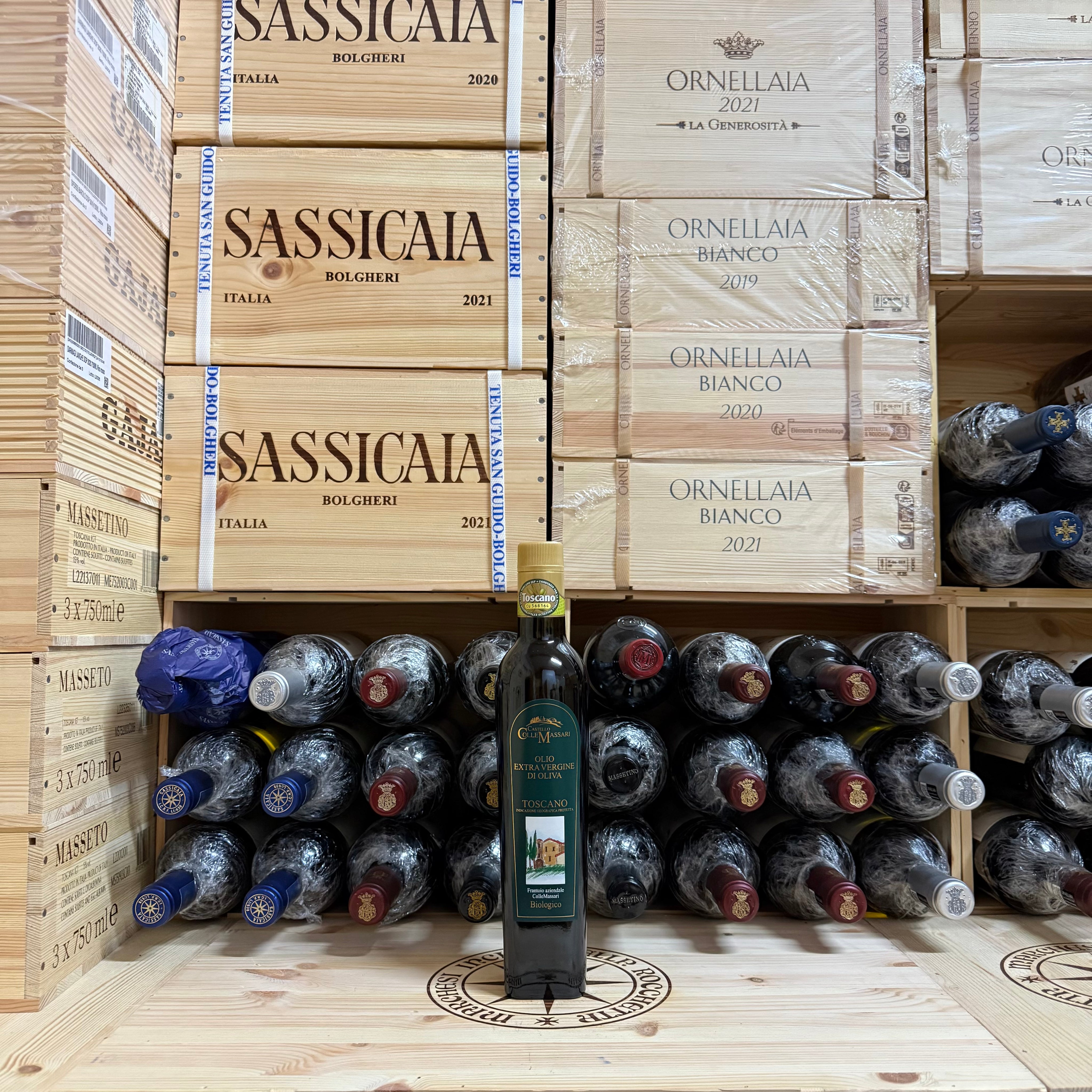 ColleMassari Olio Extravergine di Oliva Biologico 2024 - 0,5 L