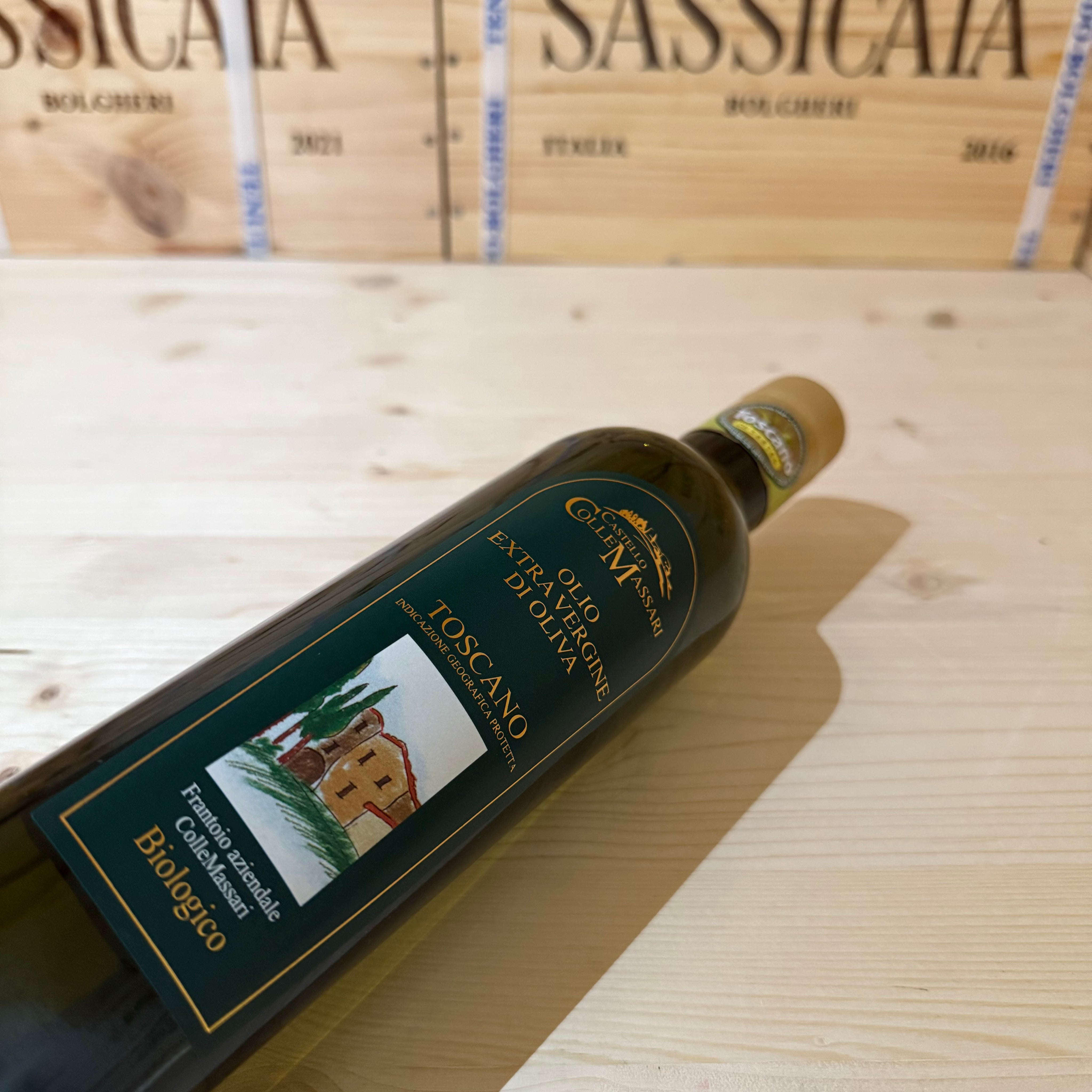 ColleMassari Olio Extravergine di Oliva Biologico 2024 - 0,5 L
