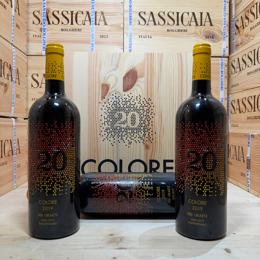 Colore 2019 Bibi Graetz - Cassa Legno 3 Bottiglie
