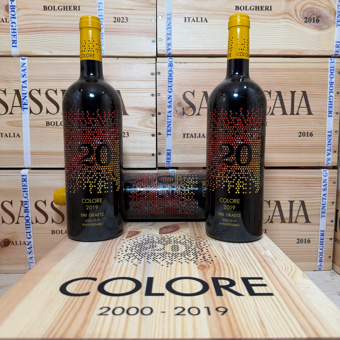 Colore 2019 Bibi Graetz - Cassa Legno 3 Bottiglie