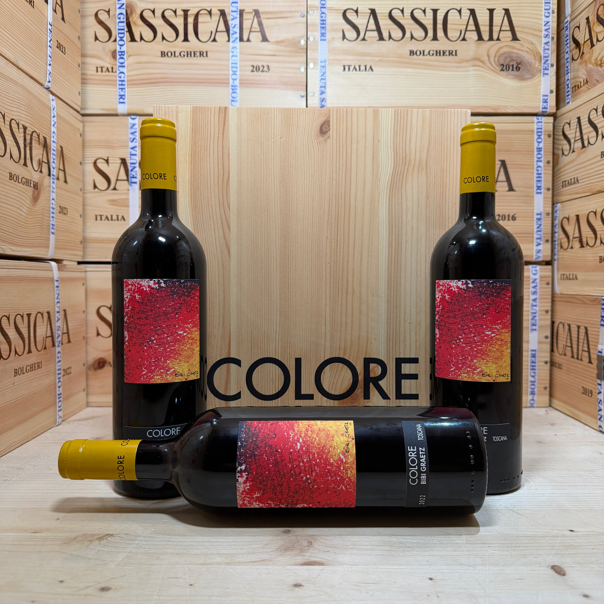 Colore Rosso 2022 Bibi Graetz - Cassa 3 Bottiglie