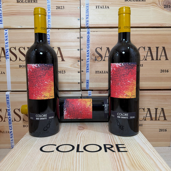 Colore Rosso 2023 Bibi Graetz - Cassa Legno 3 Bottiglie