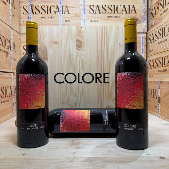 Colore Rosso 2023 Bibi Graetz - Cassa Legno 3 Bottiglie