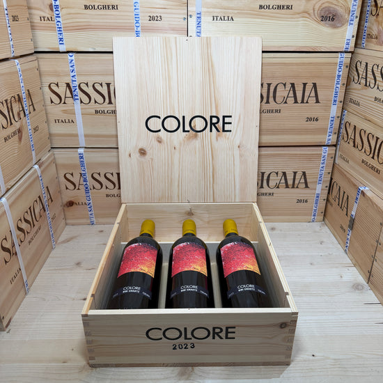 Colore Rosso 2023 Bibi Graetz - Cassa Legno 3 Bottiglie