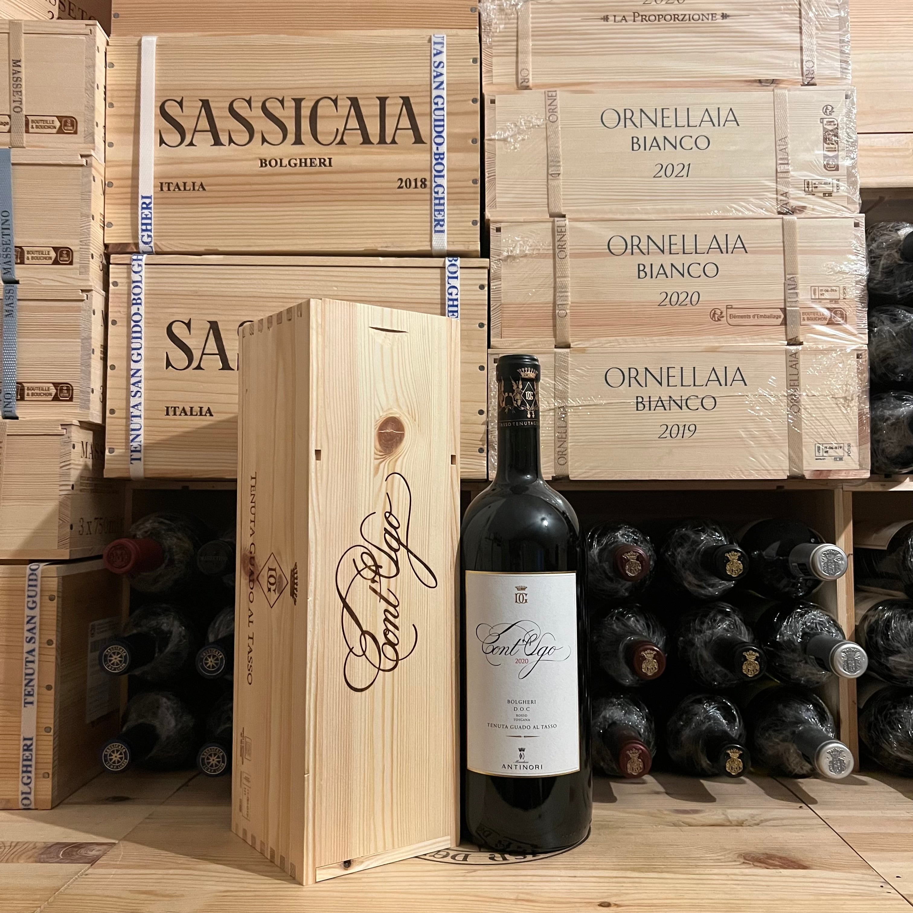 Cont'Ugo 2020 Magnum in Cassa Legno Bolgheri DOC Rosso Marchesi Antinori