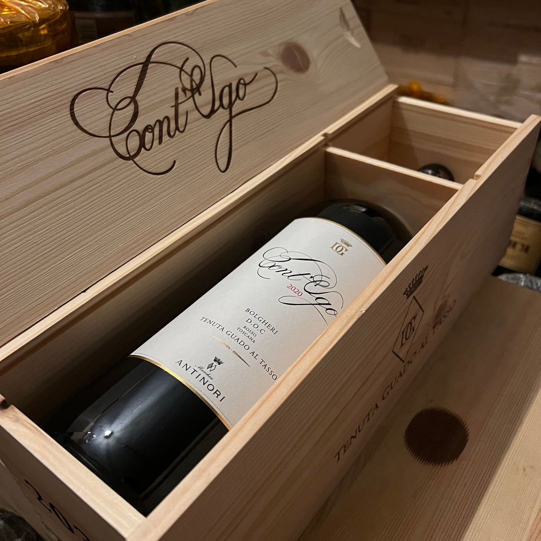 Cont'Ugo 2020 Magnum in Cassa Legno Bolgheri DOC Rosso Marchesi Antinori