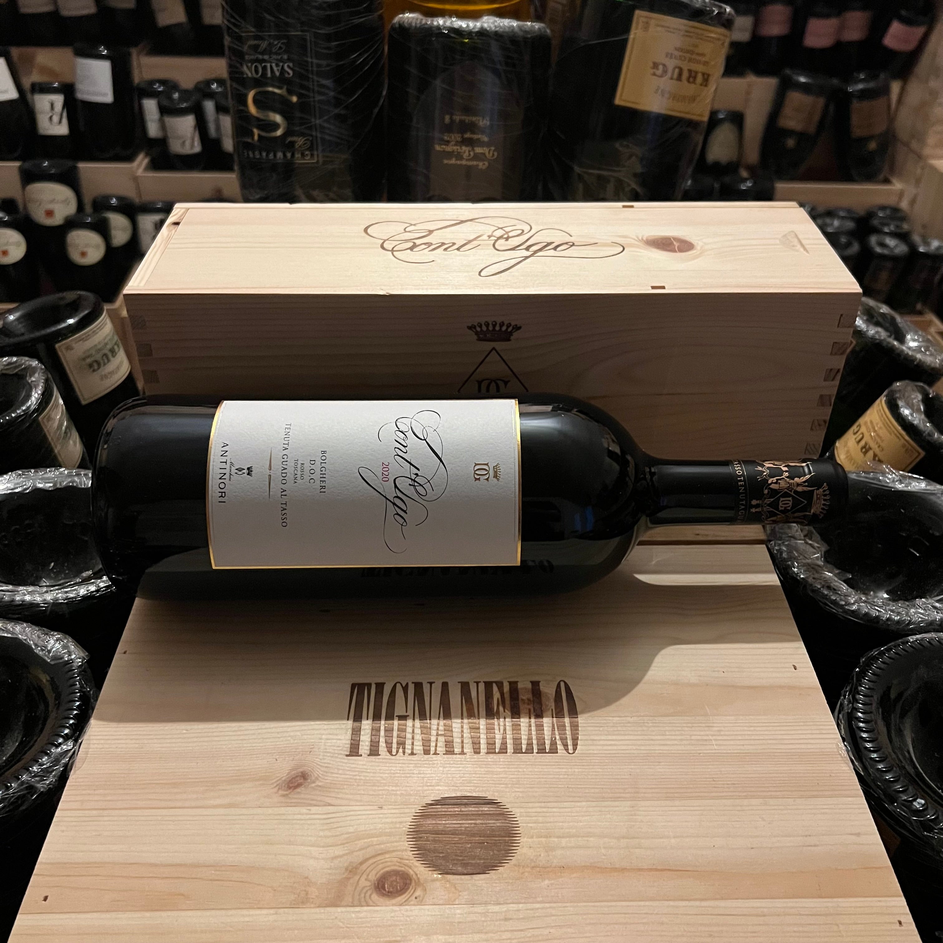 Cont'Ugo 2020 Magnum in Cassa Legno Bolgheri DOC Rosso Marchesi Antinori