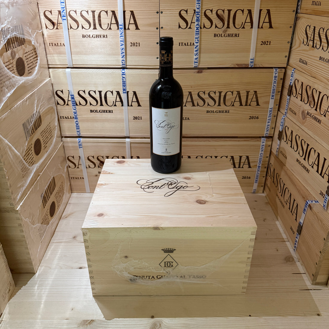 Cont'Ugo 2023 Bolgheri DOC Rosso Marchesi Antinori - Cassa Legno 6 Bottiglie