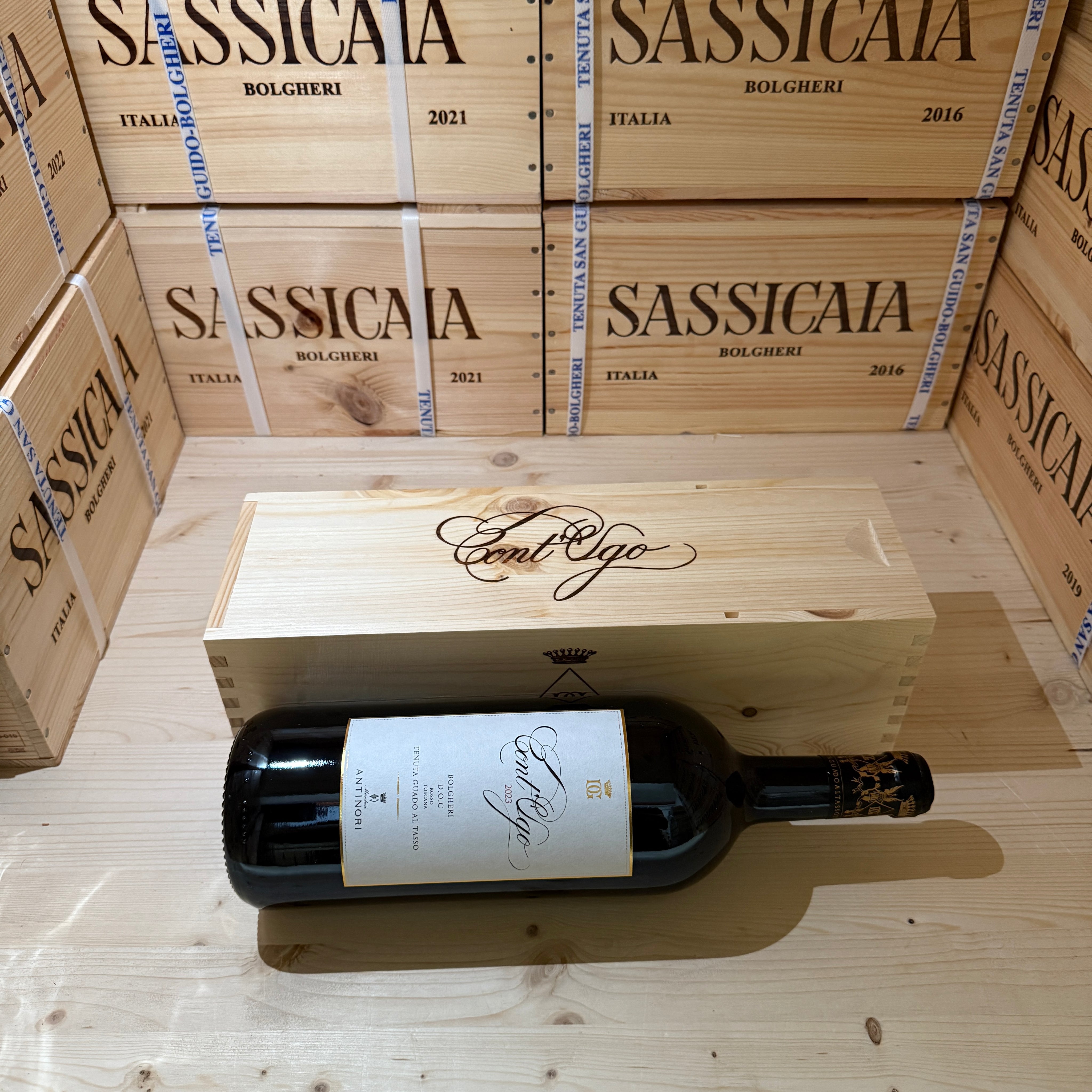 Cont'Ugo 2023 Magnum Bolgheri DOC Rosso Marchesi Antinori - in Cassa Legno