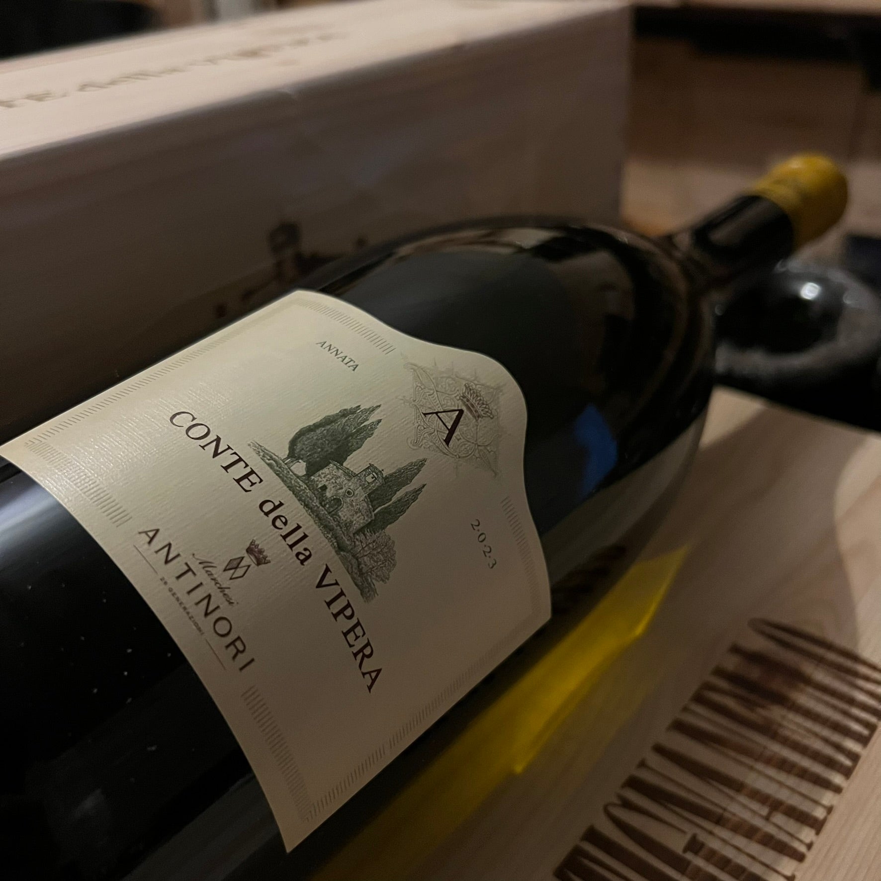 Conte della Vipera 2023 Magnum in Cassa Legno Castello della Sala Marchesi Antinori