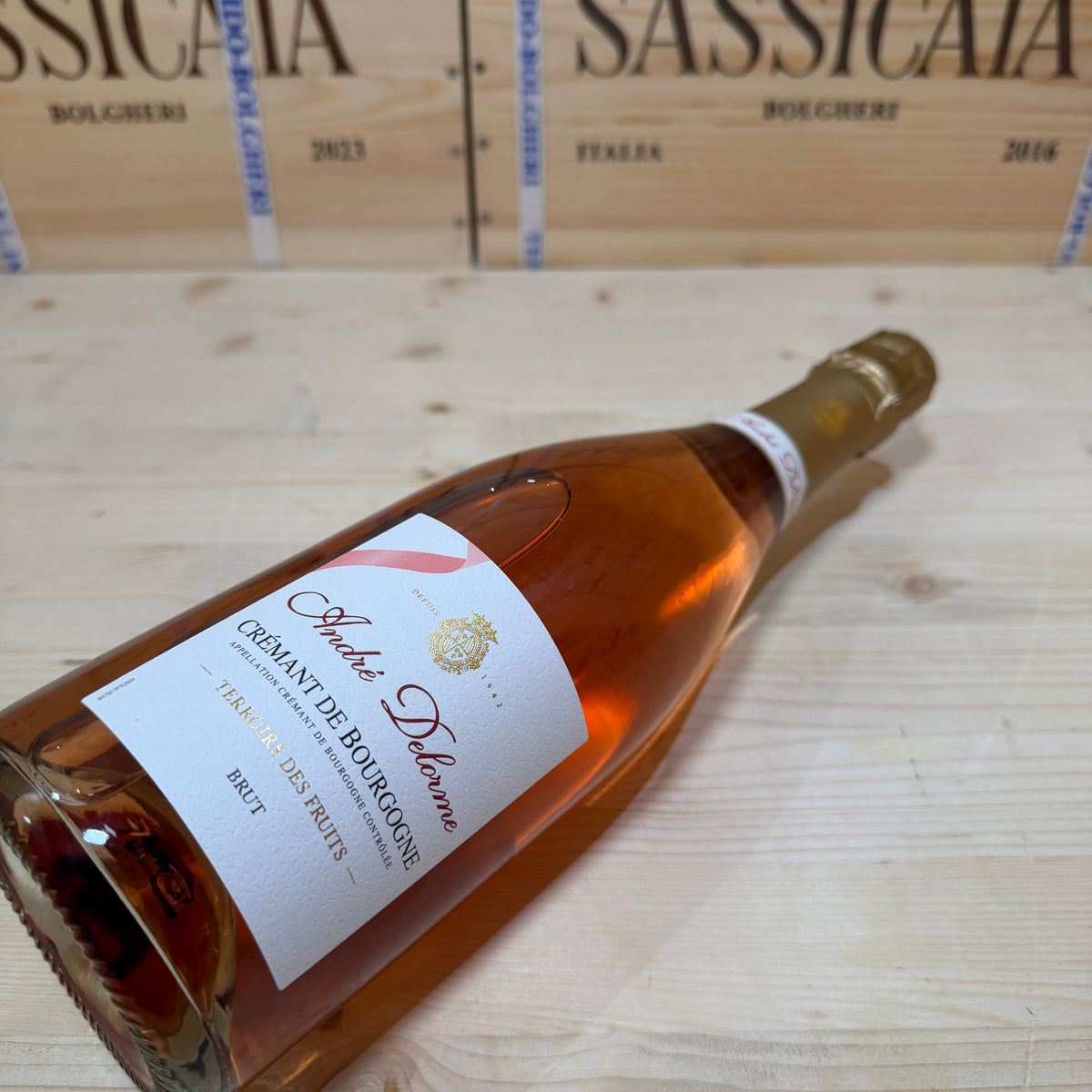 Cremant De Bourgogne Rose Brut Andrè Delorme