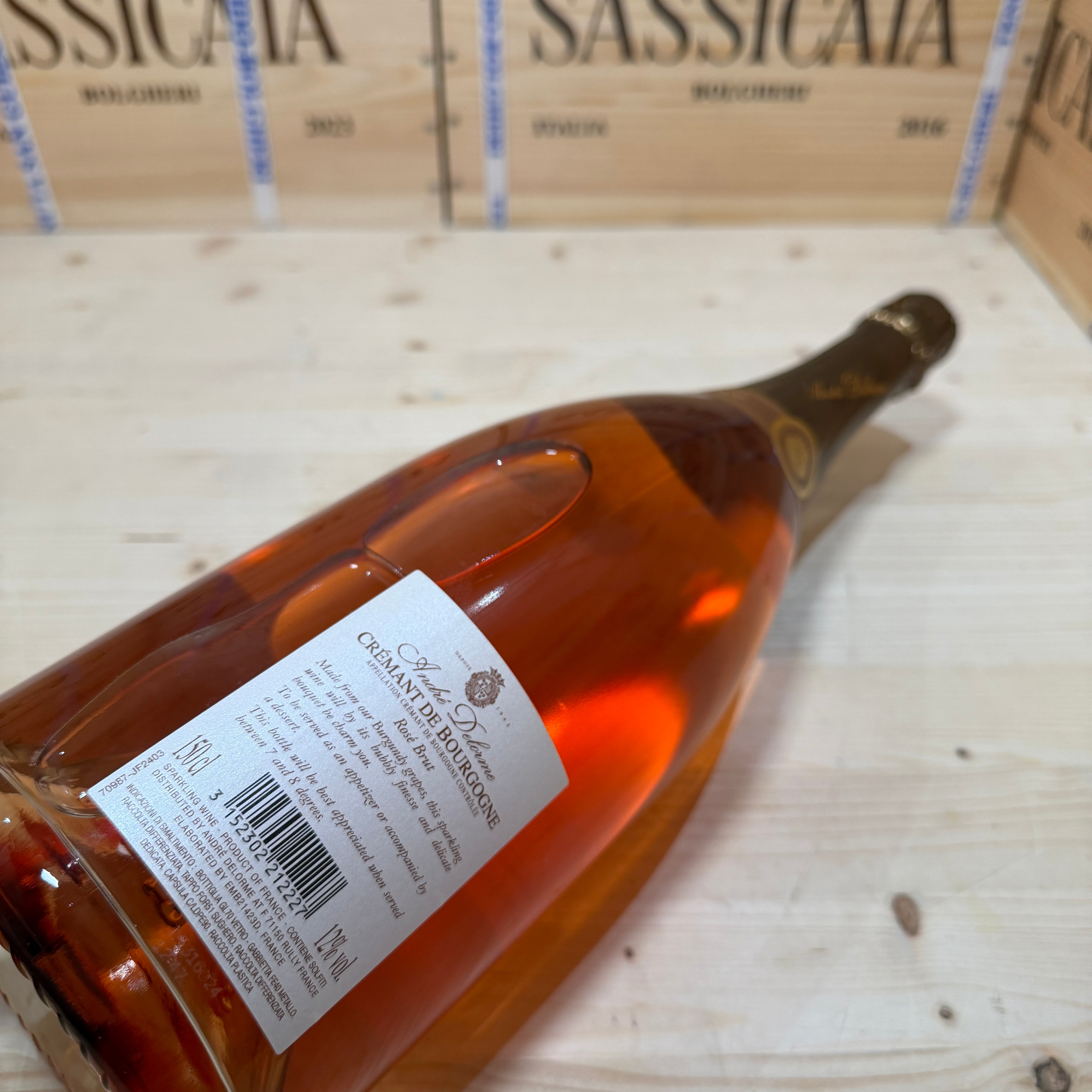 Cremant De Bourgogne Rose Brut Magnum Andrè Delorme