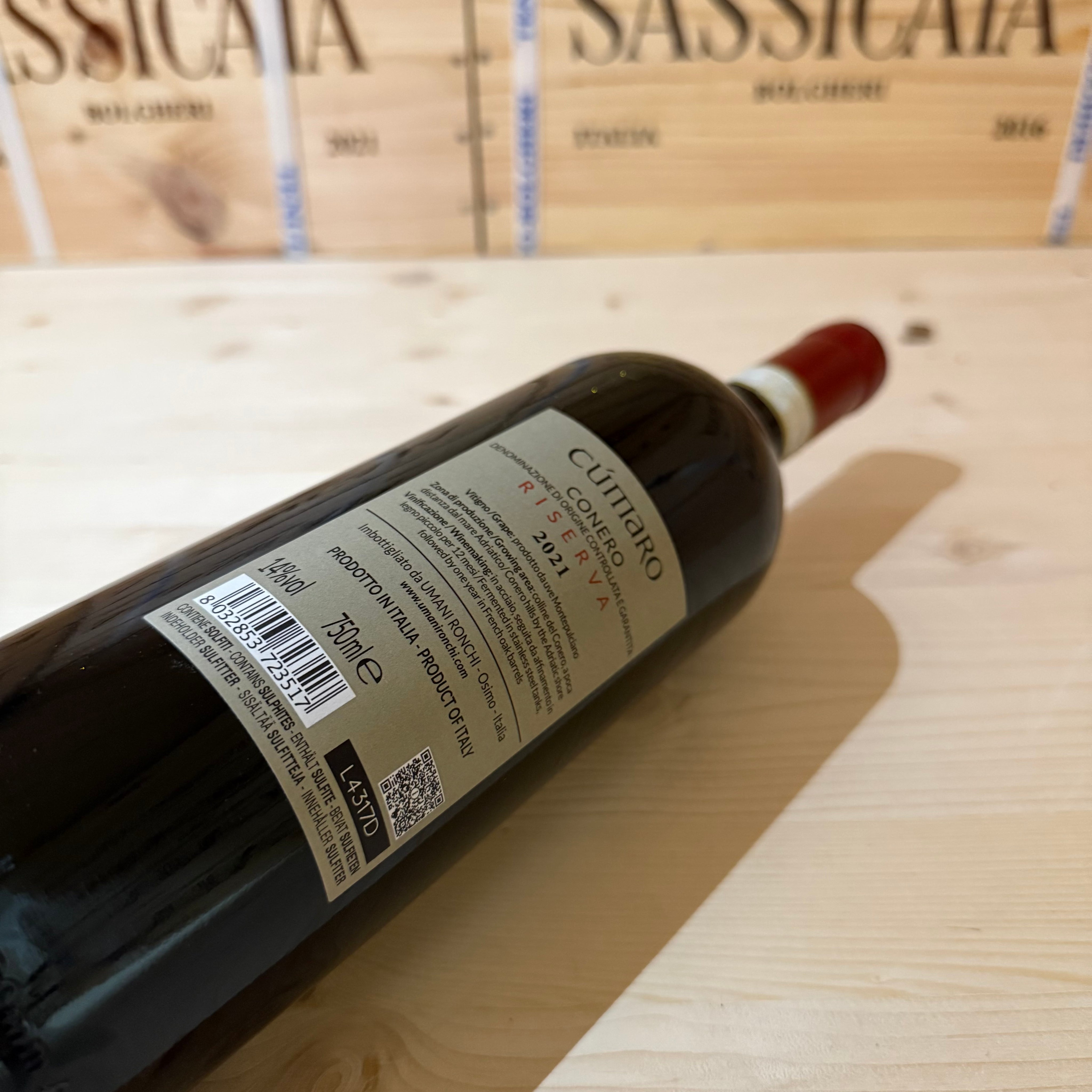 Cumaro 2021 Umani Ronchi Rosso Conero Riserva DOCG