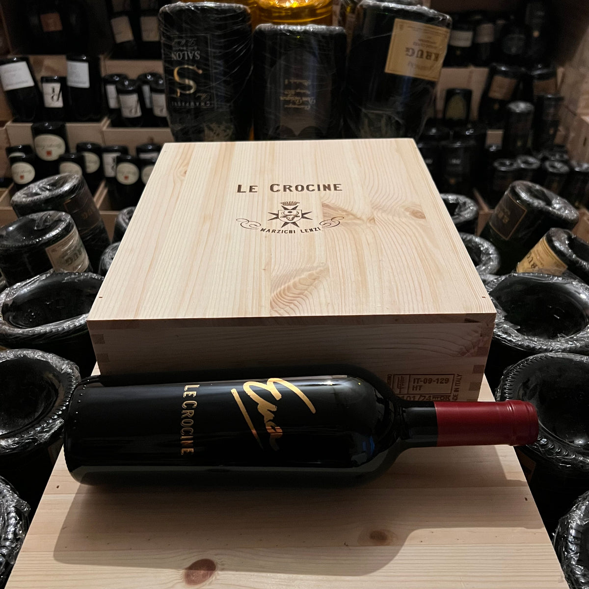 Cuvee Eva 2022 Le Crocine Toscana Rosso IGT - Cassa Legno 3 Bottiglie