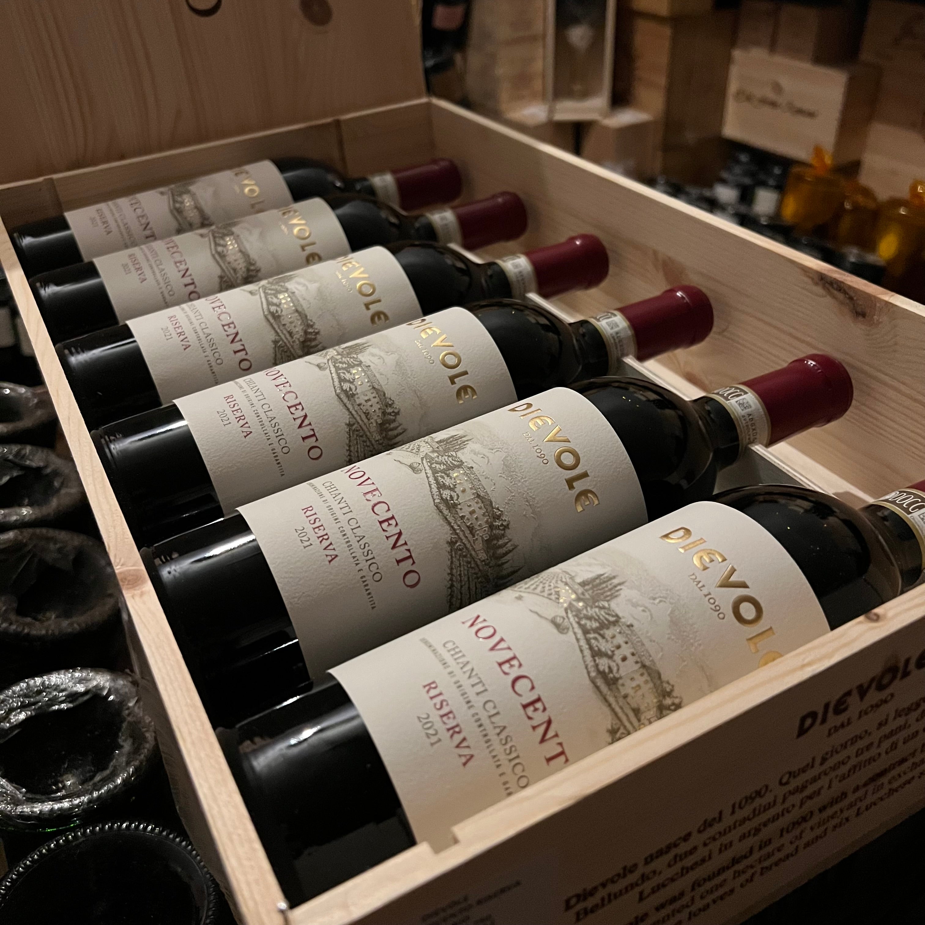 Dievole Chianti Classico DOCG Riserva Novecento 2021 - Cassa Legno 6 Bottiglie