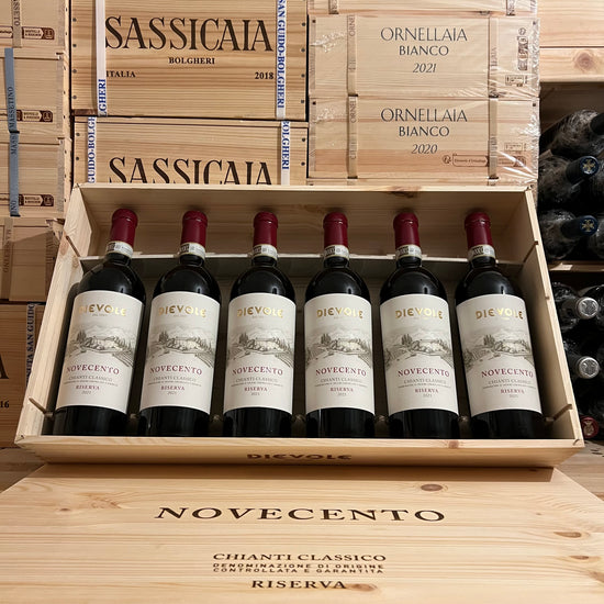 Dievole Chianti Classico DOCG Riserva Novecento 2021 - Cassa Legno 6 Bottiglie
