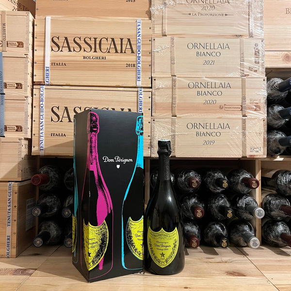 Dom Perignon 2000 Andy Warhol Limited Edition Yellow - Caffetteria