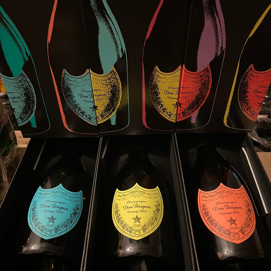 Dom Perignon 2002 Andy Warhol Trio Limited Edition