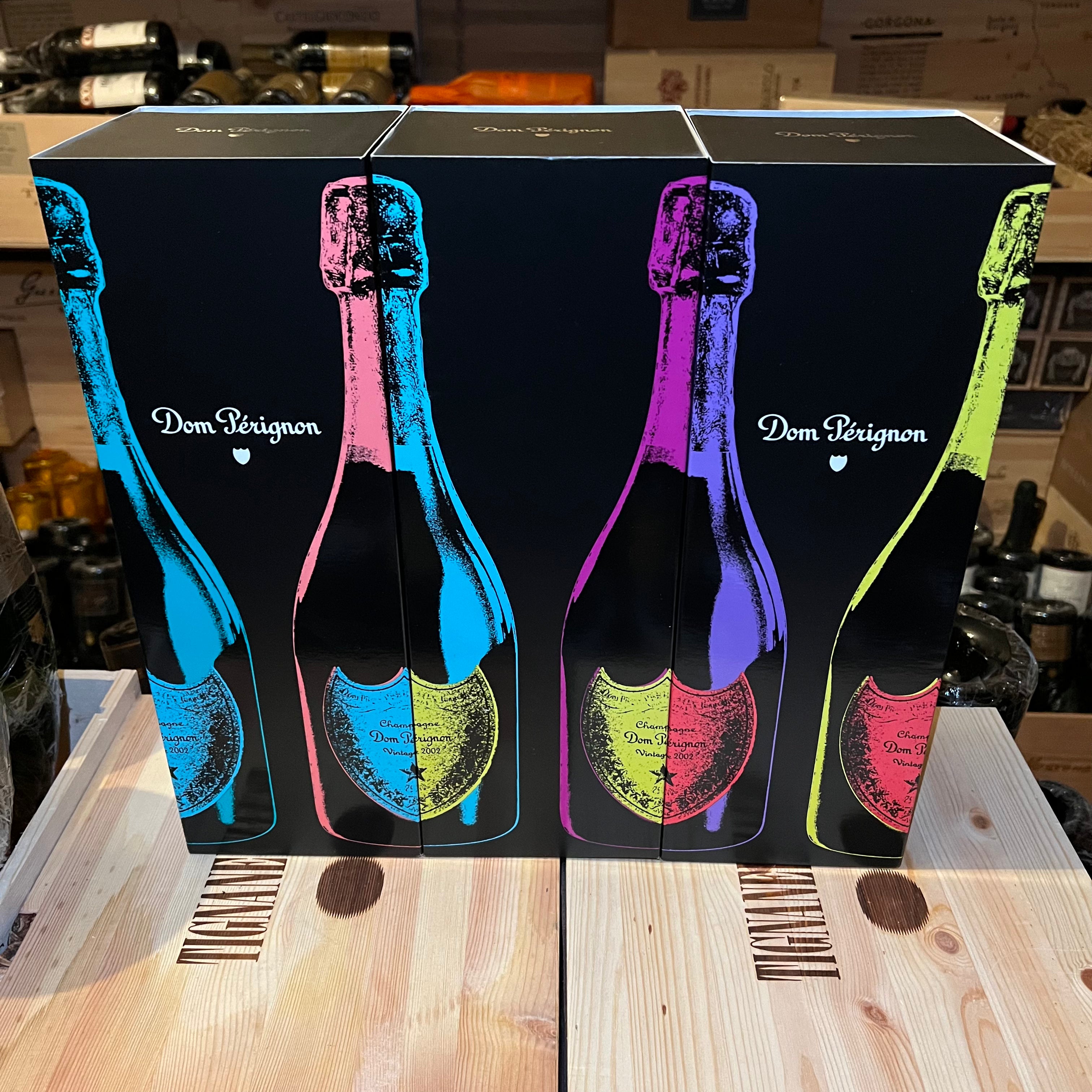 Dom Perignon 2002 Andy Warhol Trio Limited Edition