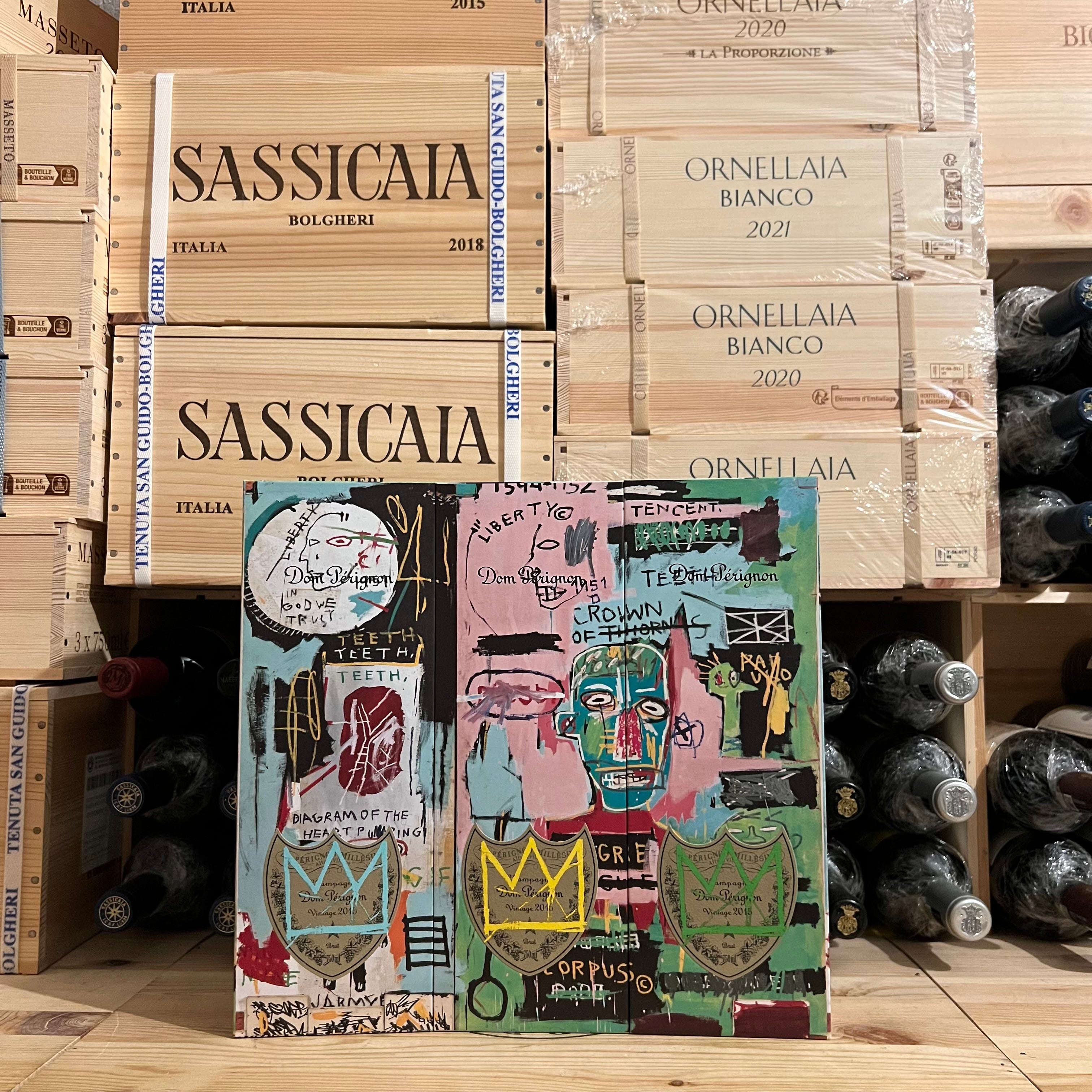 Dom Perignon 2015 Jean-Michel Basquiat Trilogy Limited Edition