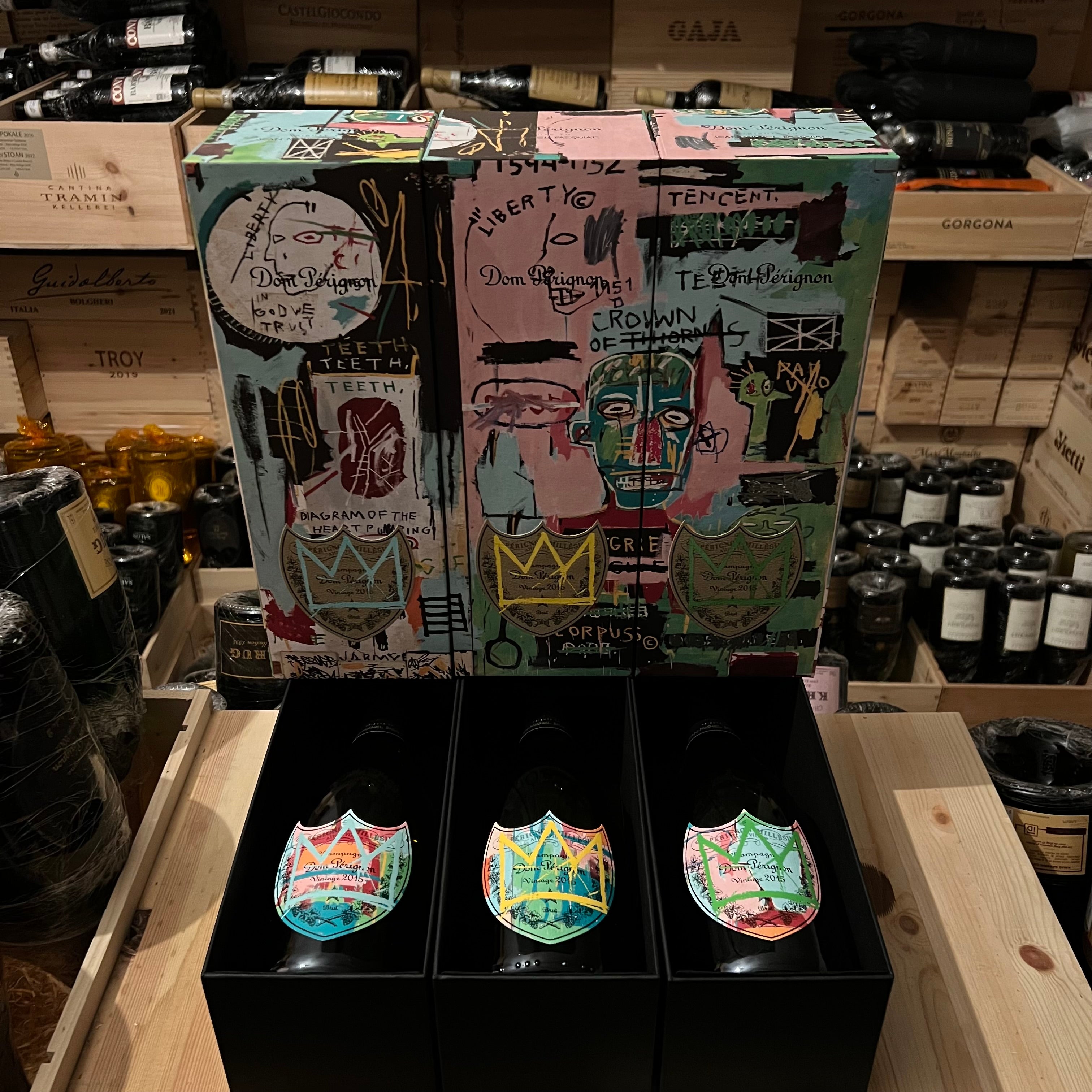 Dom Perignon 2015 Jean-Michel Basquiat Trilogy Limited Edition