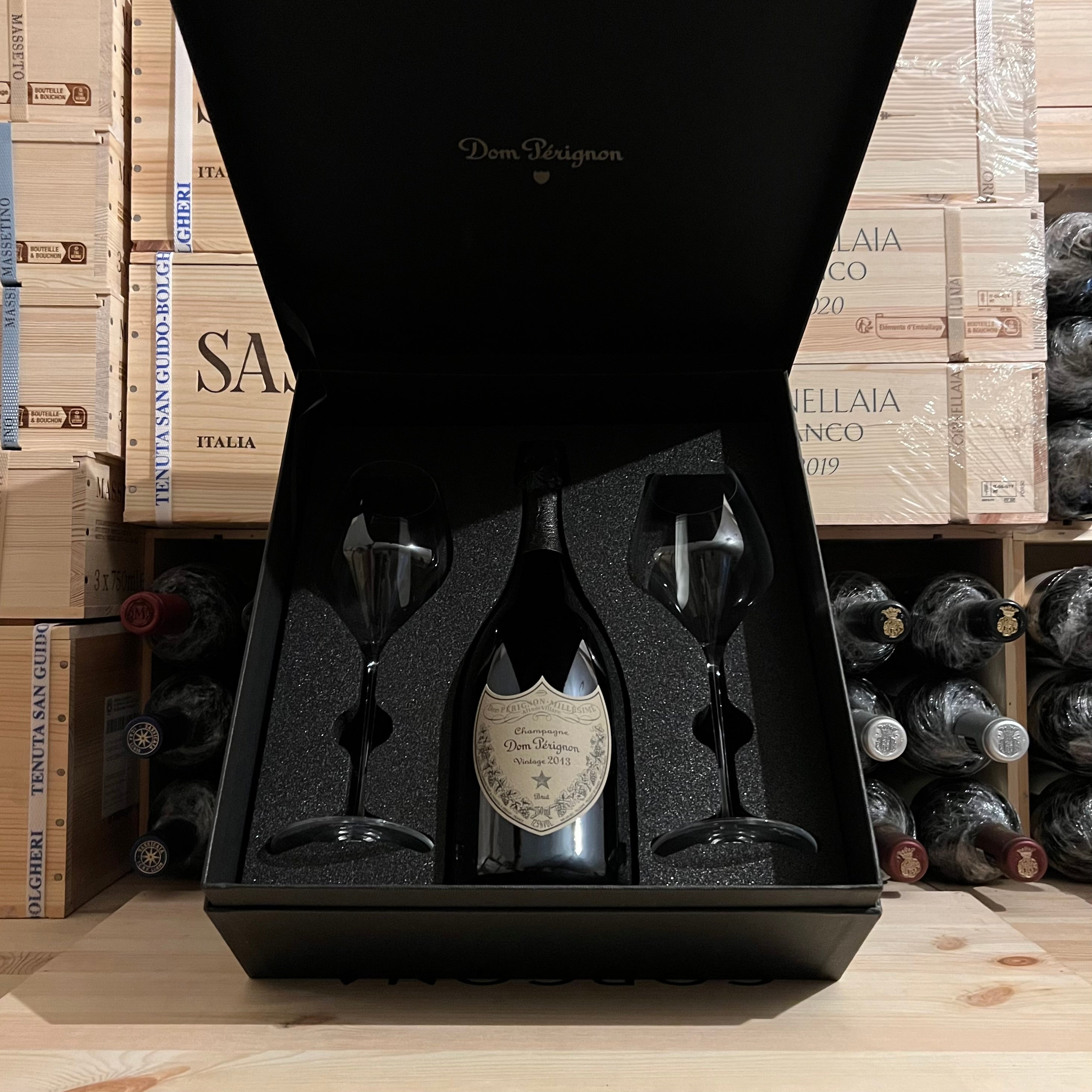 Dom Perignon Vintage 2013 - Cofanetto con 2 Calici Riedel