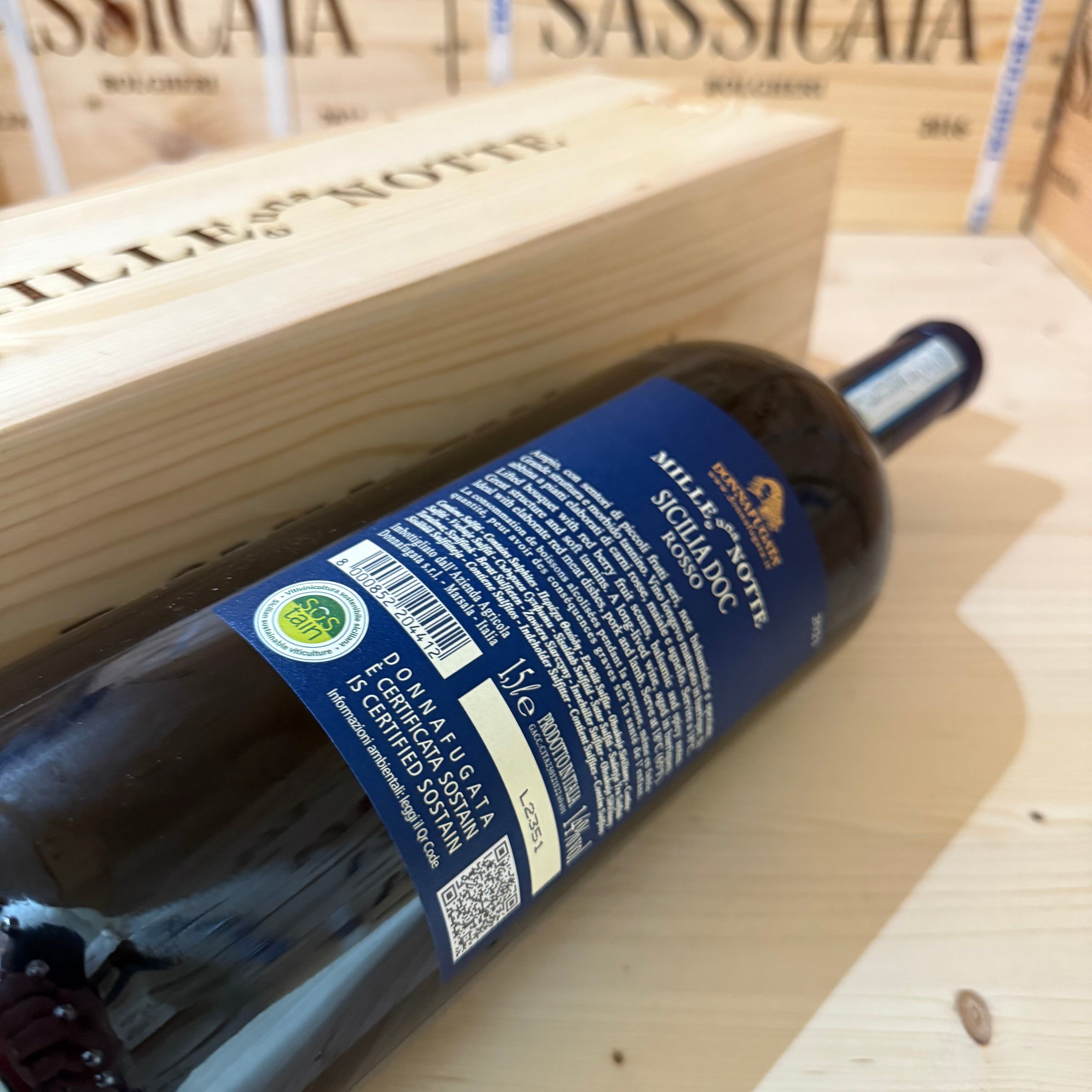 Donnafugata Mille e Una Notte 2021 Magnum in Cassa Legno