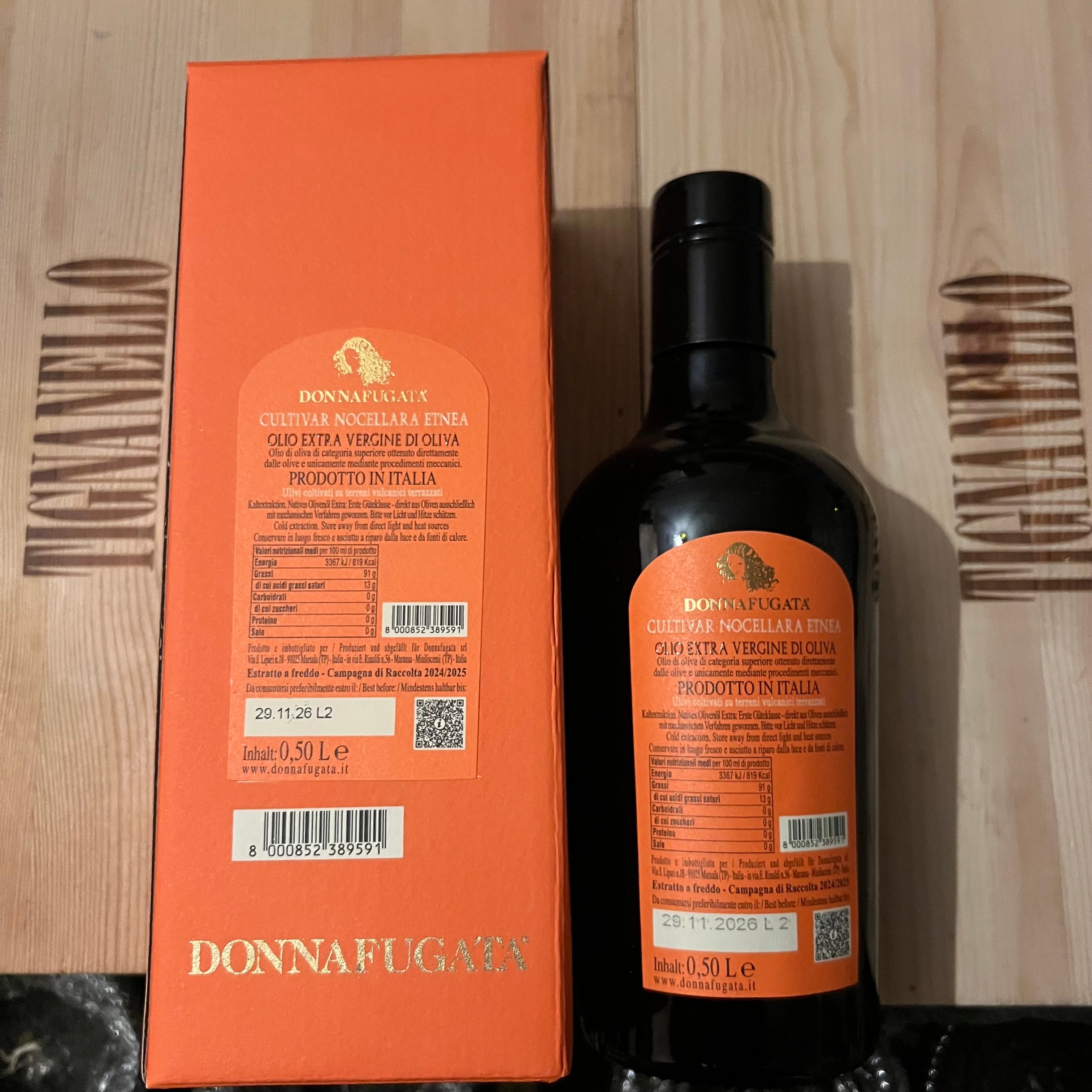 Donnafugata Nocellara Etnea Olio EVO 2024/2025 Astucciato 0,5 l