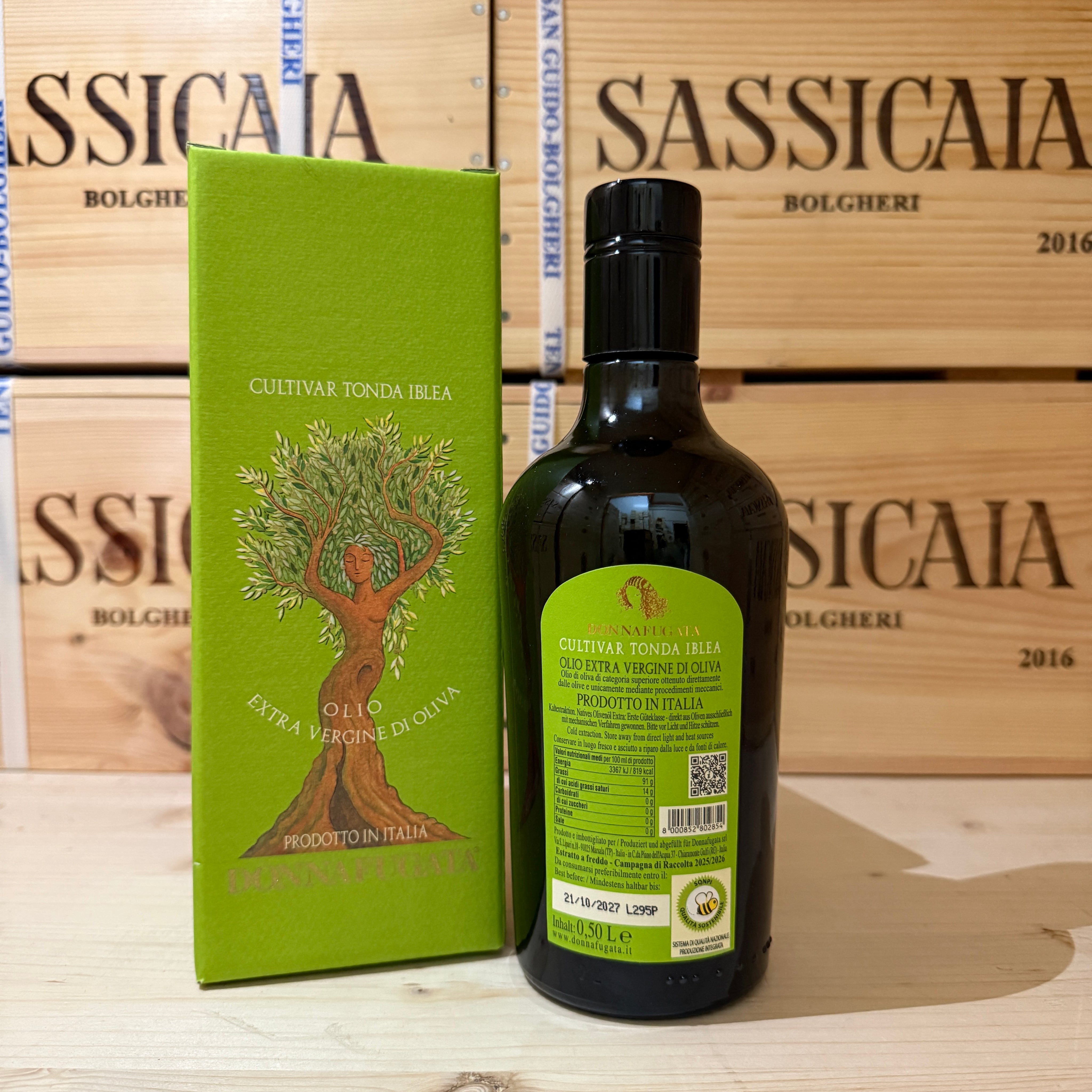 Donnafugata Tonda Iblea Olio EVO 2025 500ml - Astucciato